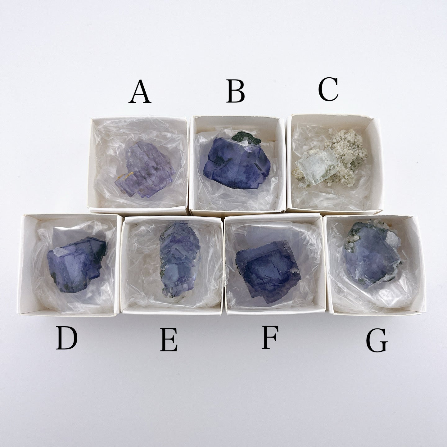 Yaogangxian Fluorite (5500)【FO016A~G】