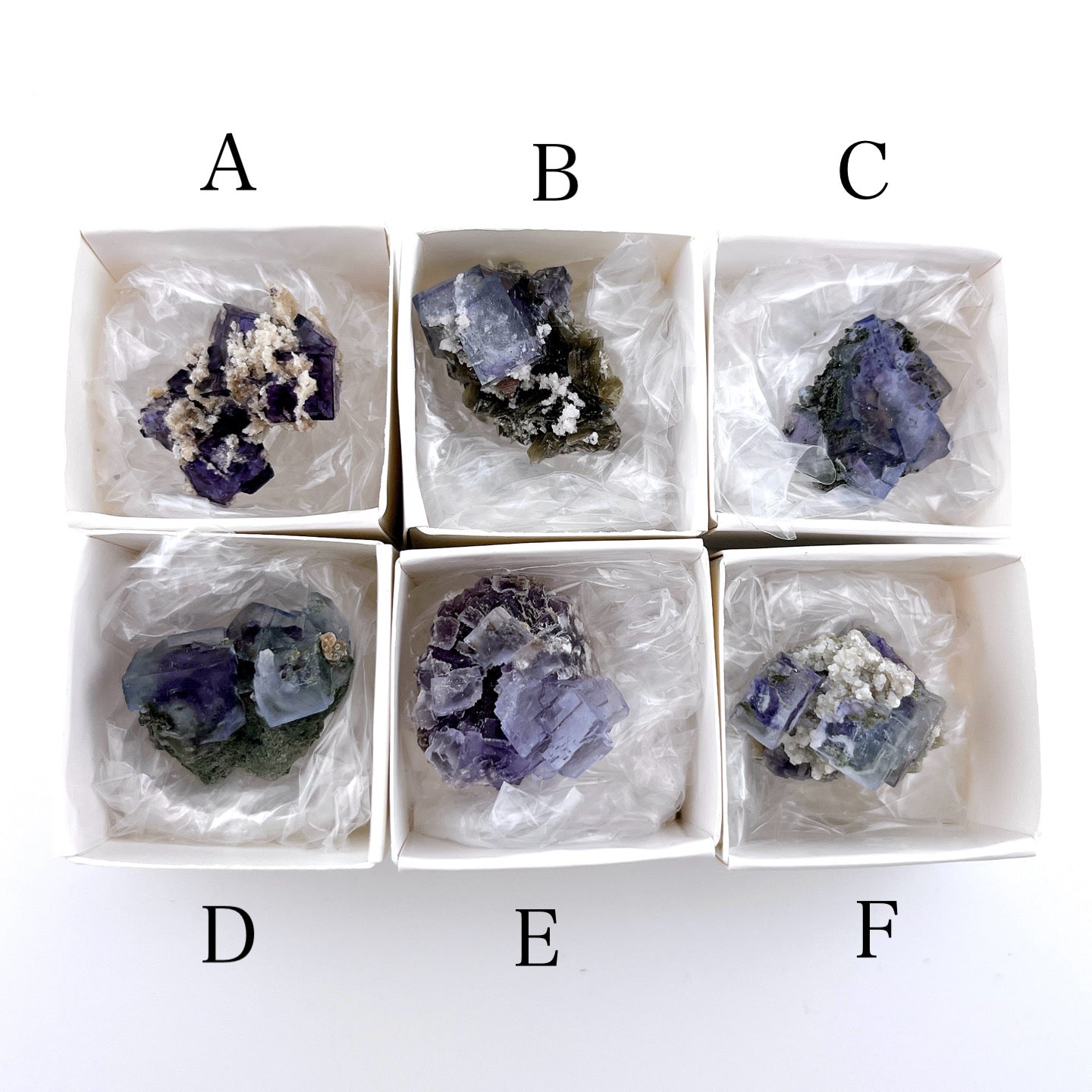 Yaogangxian Fluorite (5000)【FO015A~F】
