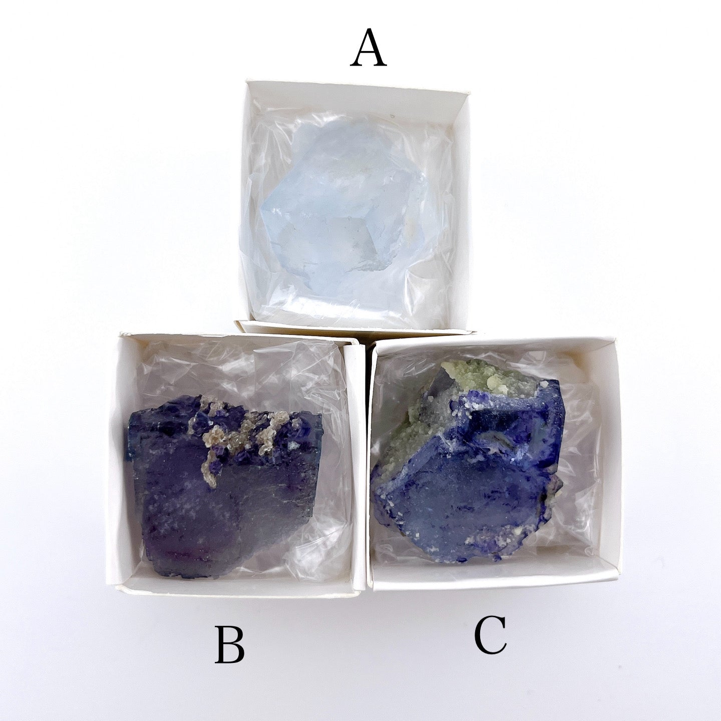 Yaogangxian Fluorite (6000)【FO017A~C】
