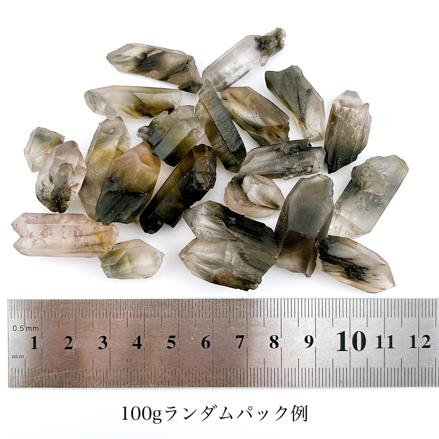 ★ランダム発送 Brazil Inclusion Quartz 100g pack【QT003】