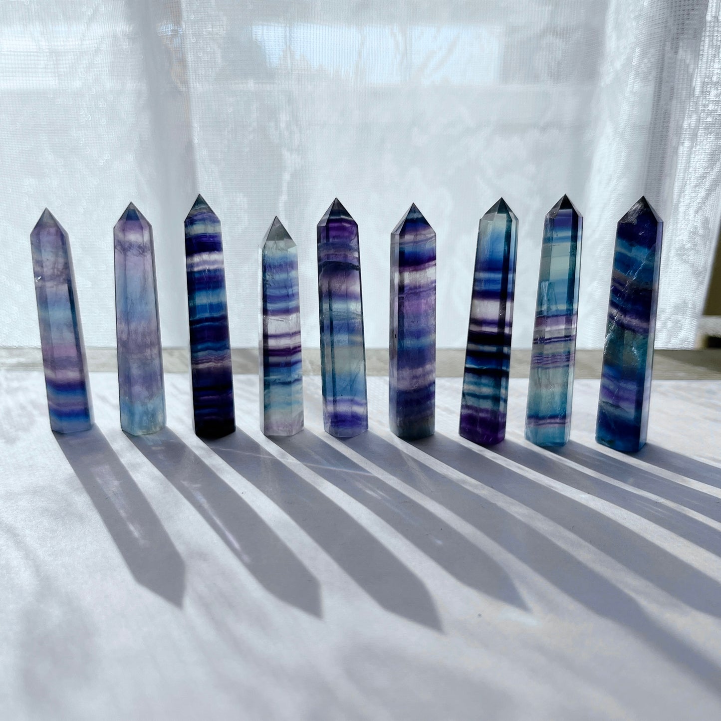 10/25出品分 Fluorite point【FO012A~I】