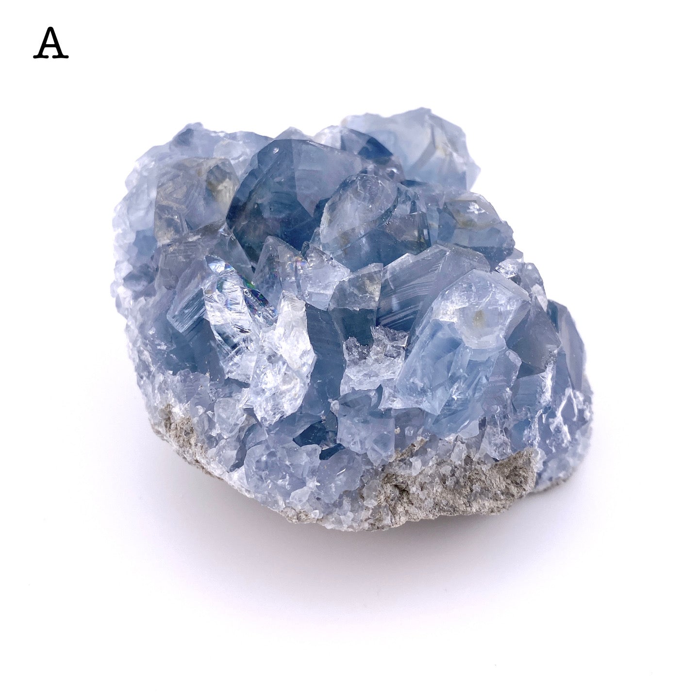 Celestite cluster①【ST001A】【ST001B】【ST001C】【ST001D】【ST001E】【ST001F】