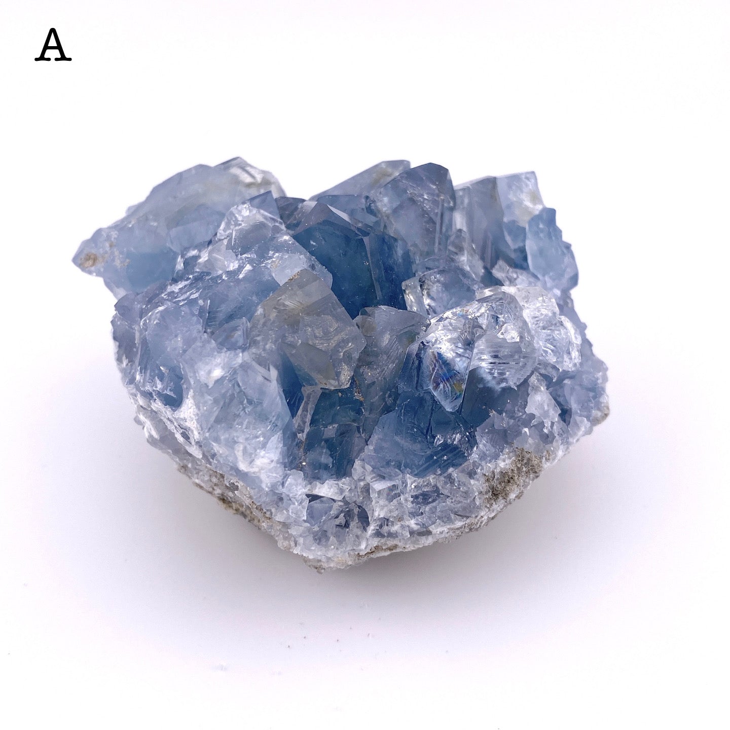 Celestite cluster①【ST001A】【ST001B】【ST001C】【ST001D】【ST001E】【ST001F】