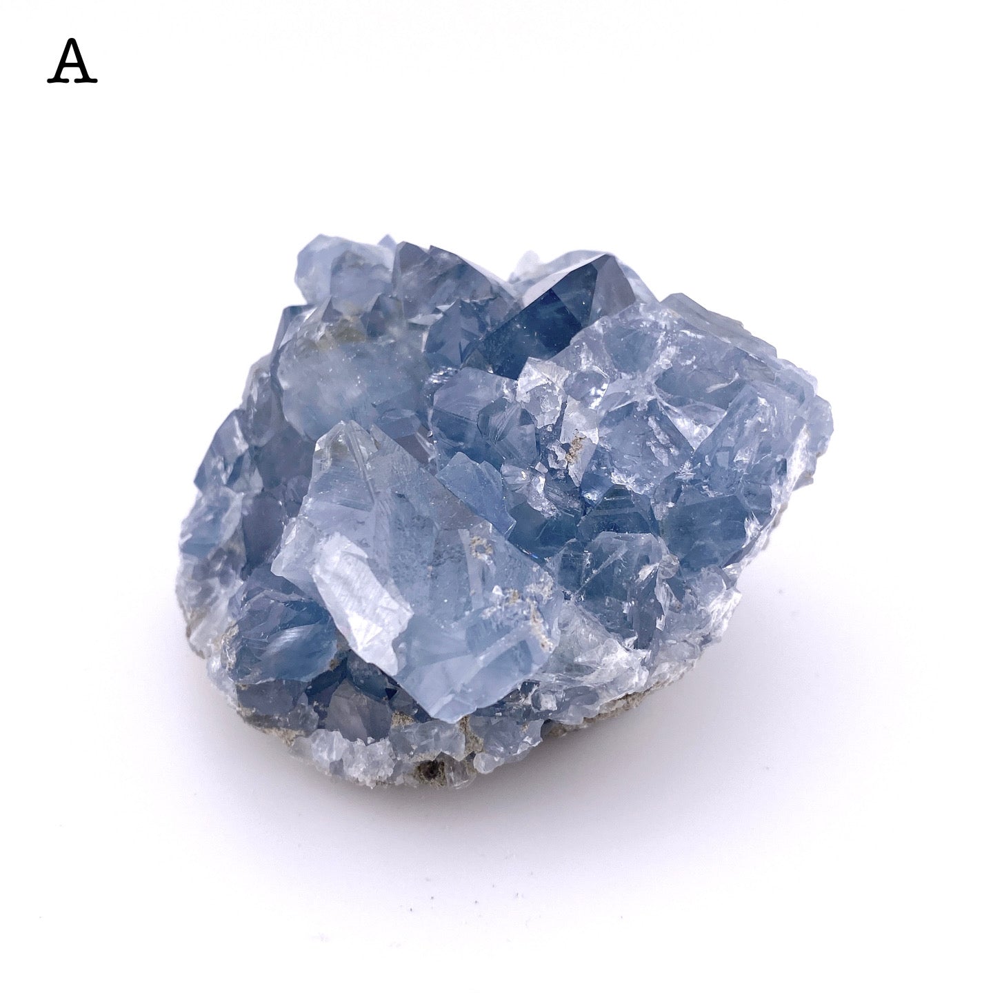 Celestite cluster①【ST001A】【ST001B】【ST001C】【ST001D】【ST001E】【ST001F】