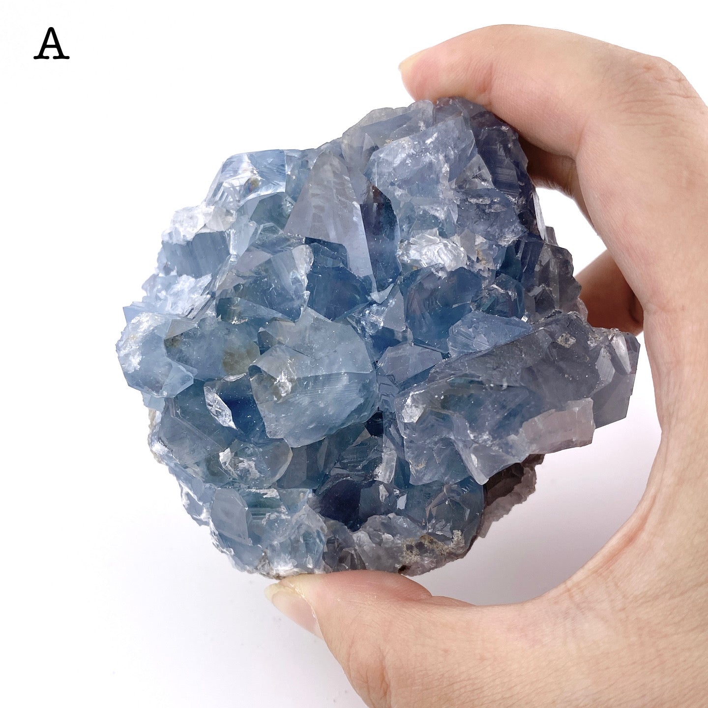 Celestite cluster①【ST001A】【ST001B】【ST001C】【ST001D】【ST001E】【ST001F】