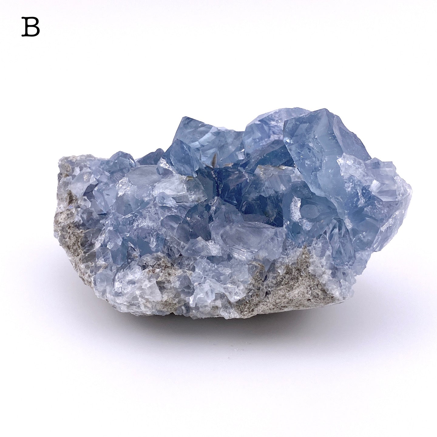 Celestite cluster①【ST001A】【ST001B】【ST001C】【ST001D】【ST001E】【ST001F】