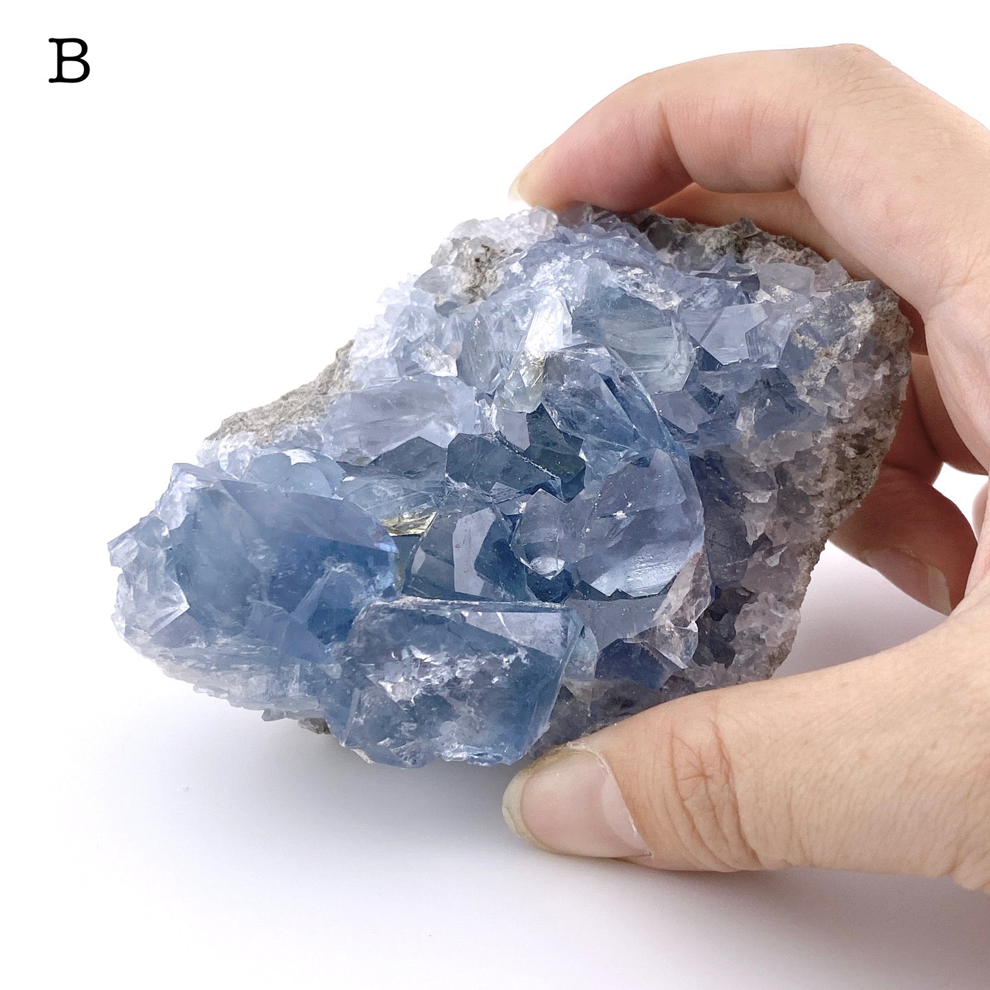 Celestite cluster①【ST001A】【ST001B】【ST001C】【ST001D】【ST001E】【ST001F】