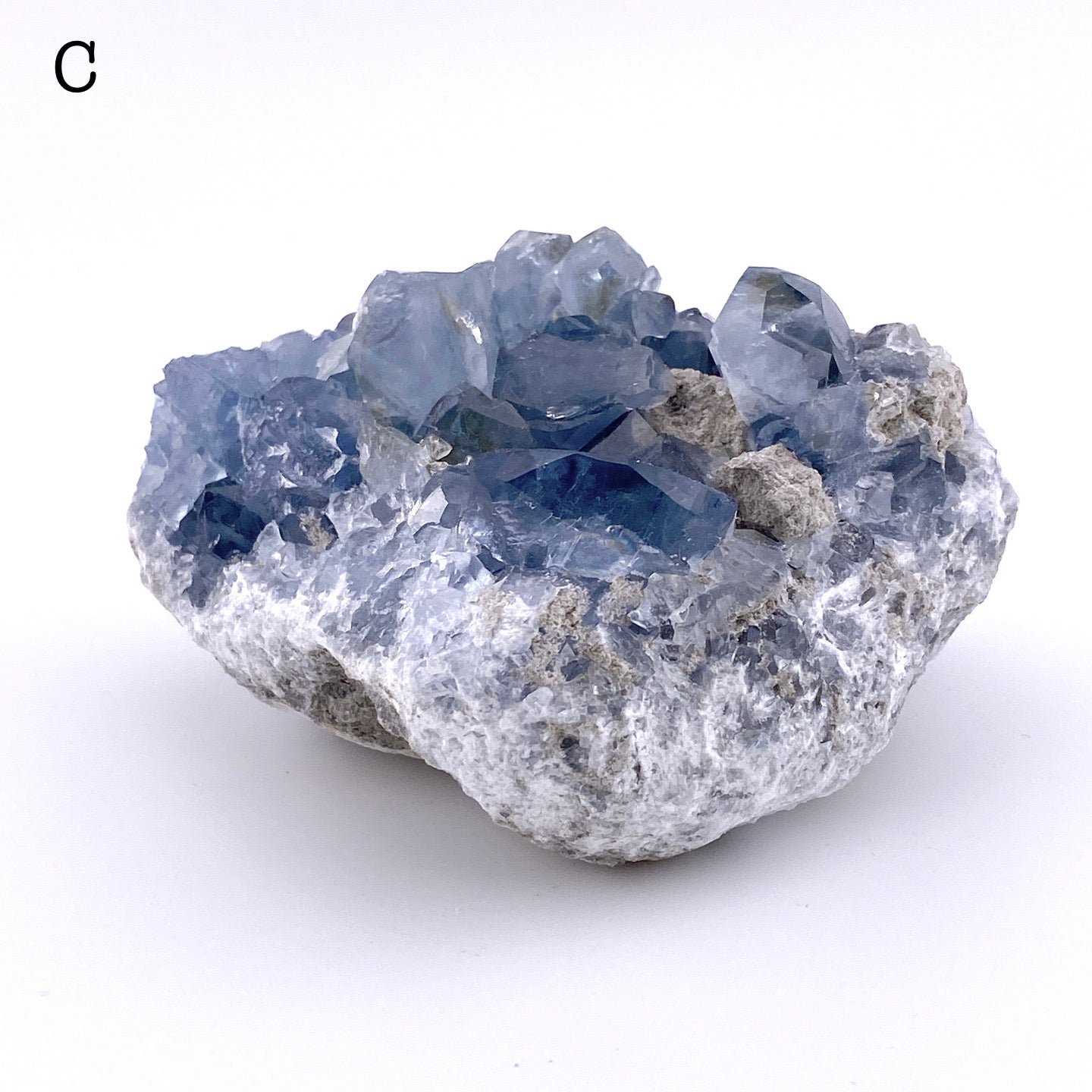 Celestite cluster①【ST001A】【ST001B】【ST001C】【ST001D】【ST001E】【ST001F】