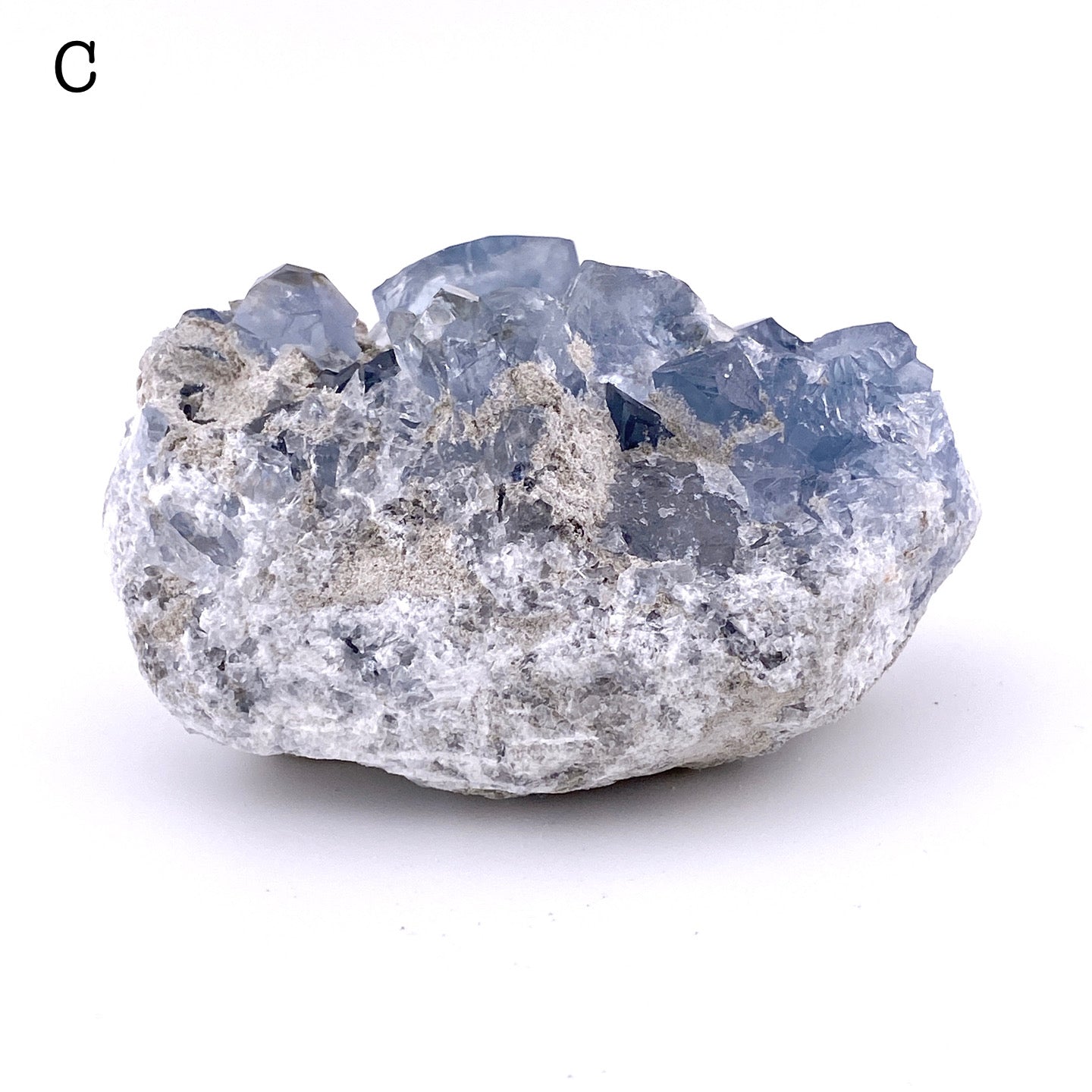 Celestite cluster①【ST001A】【ST001B】【ST001C】【ST001D】【ST001E】【ST001F】