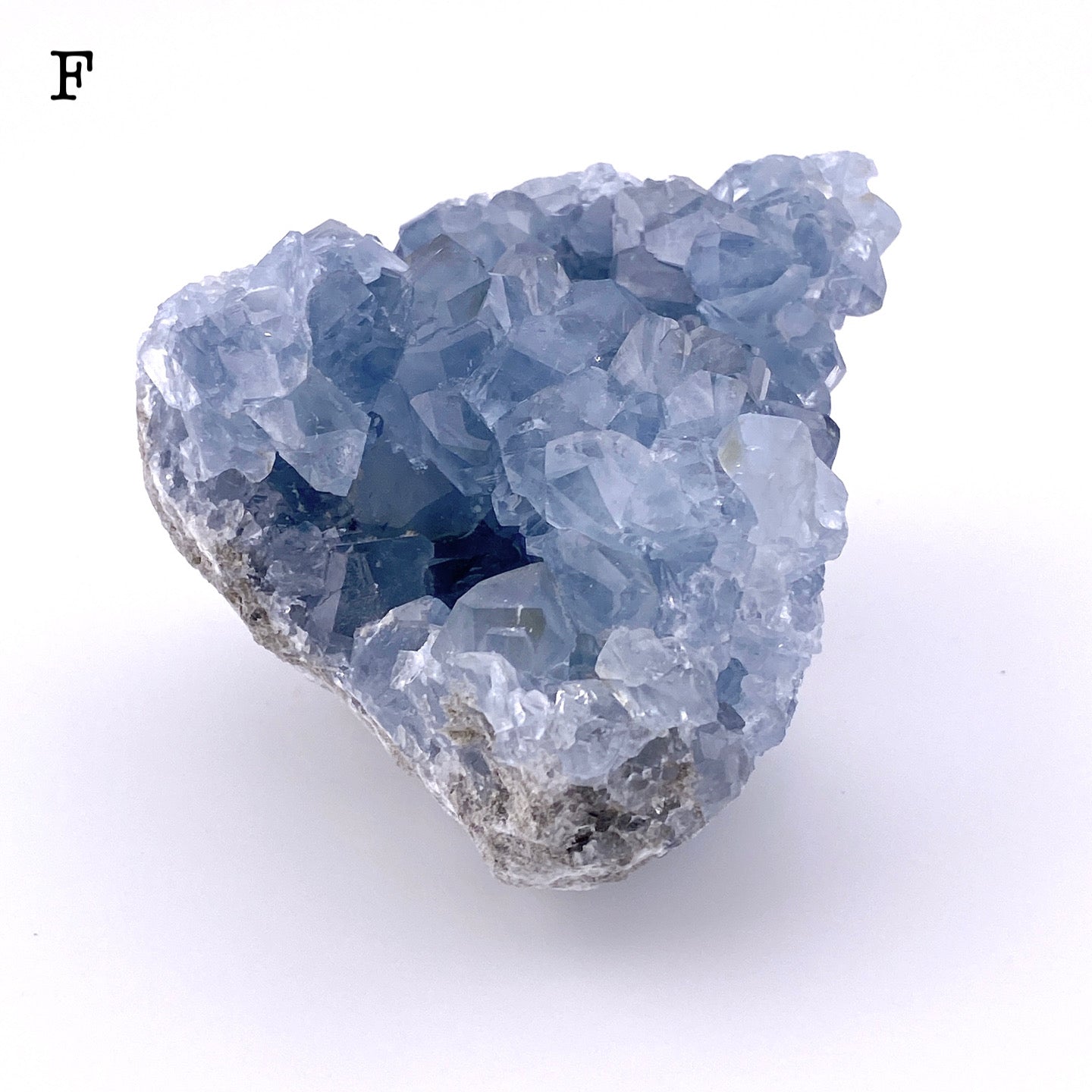 Celestite cluster①【ST001A】【ST001B】【ST001C】【ST001D】【ST001E】【ST001F】