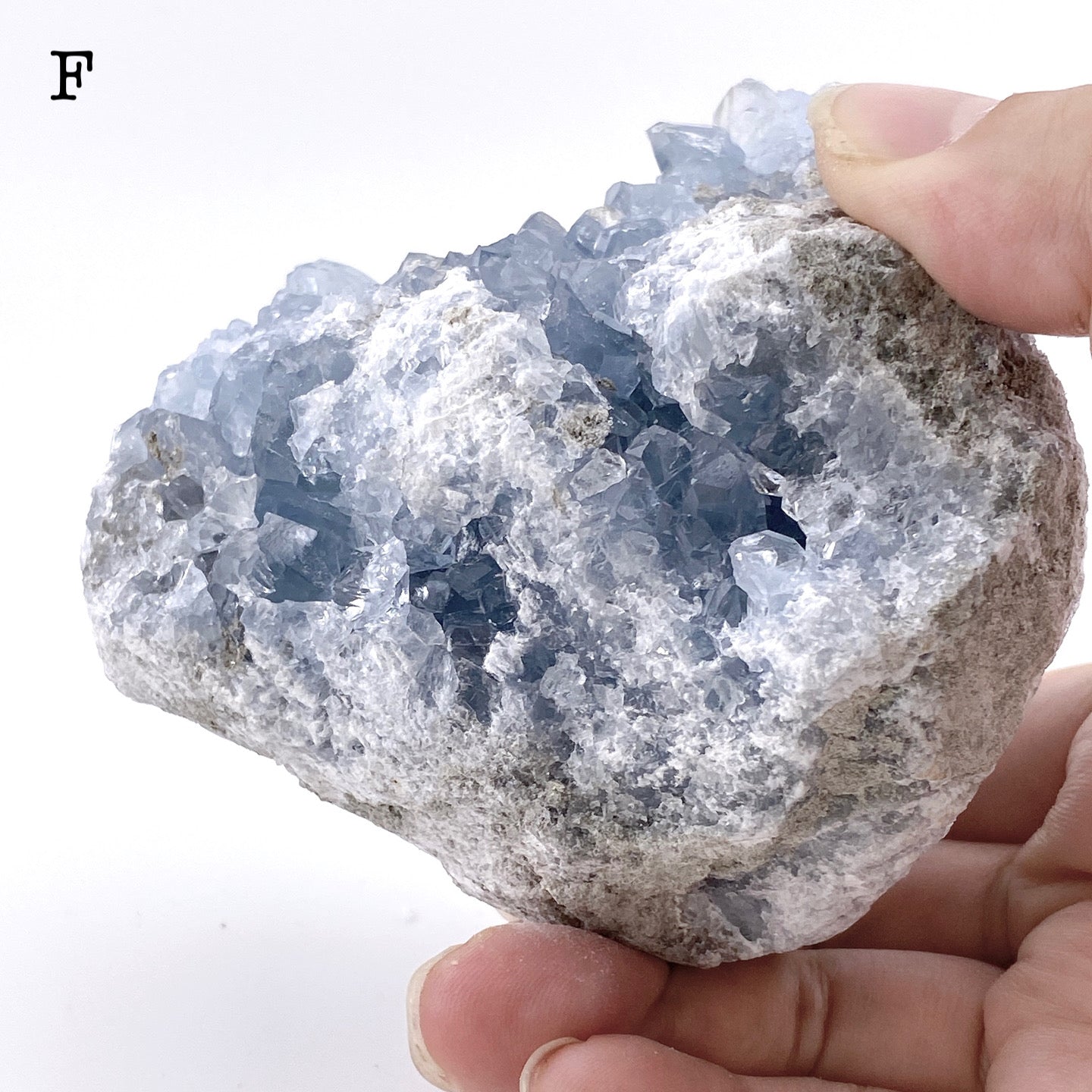 Celestite cluster①【ST001A】【ST001B】【ST001C】【ST001D】【ST001E】【ST001F】