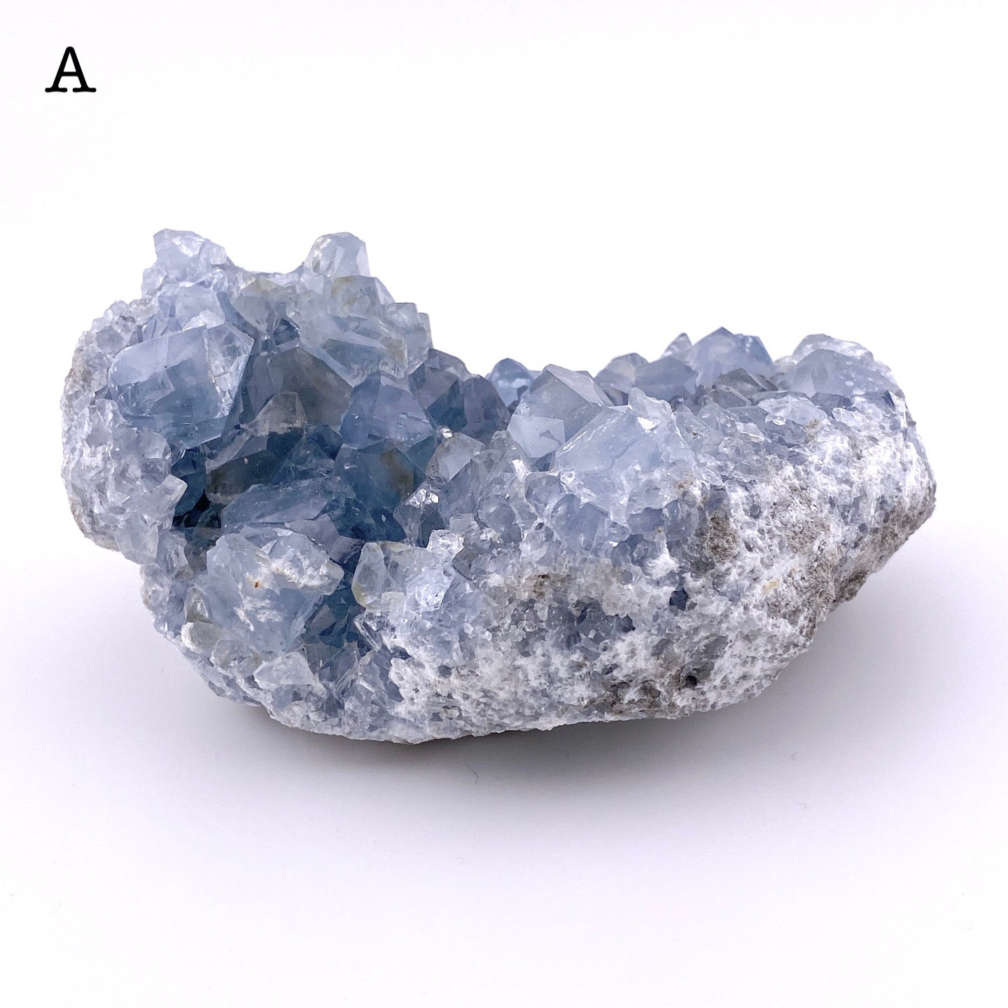 Celestite cluster②【ST002A】【ST002B】【ST002C】【ST002D】