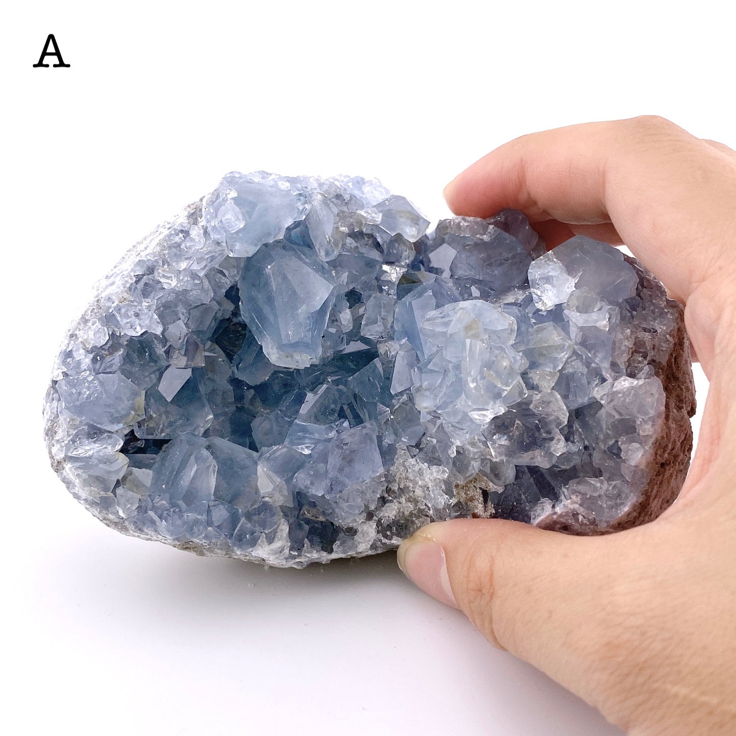 Celestite cluster②【ST002A】【ST002B】【ST002C】【ST002D】