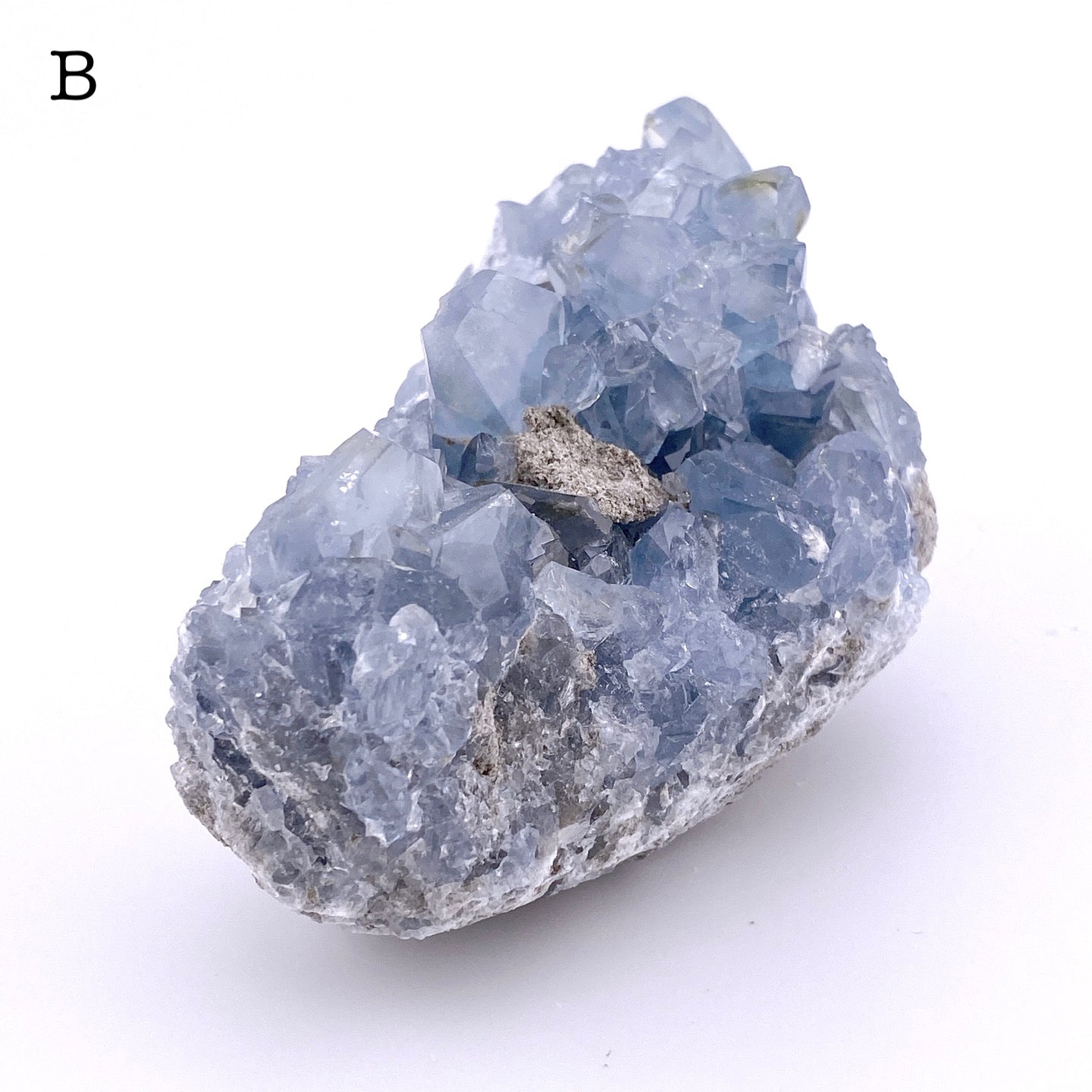 Celestite cluster②【ST002A】【ST002B】【ST002C】【ST002D】