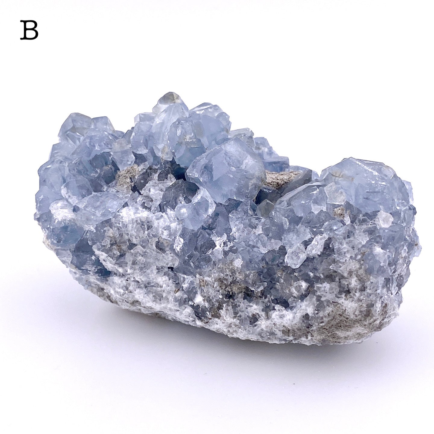 Celestite cluster②【ST002A】【ST002B】【ST002C】【ST002D】