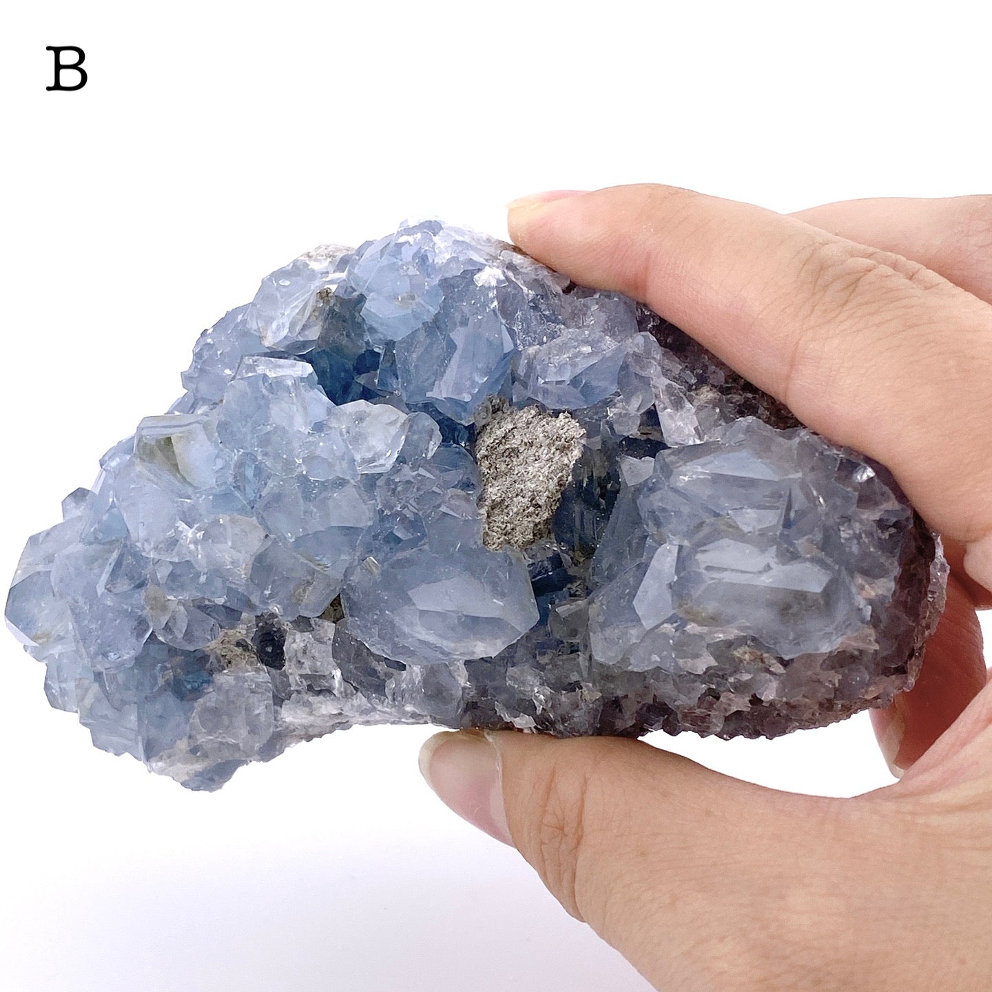 Celestite cluster②【ST002A】【ST002B】【ST002C】【ST002D】