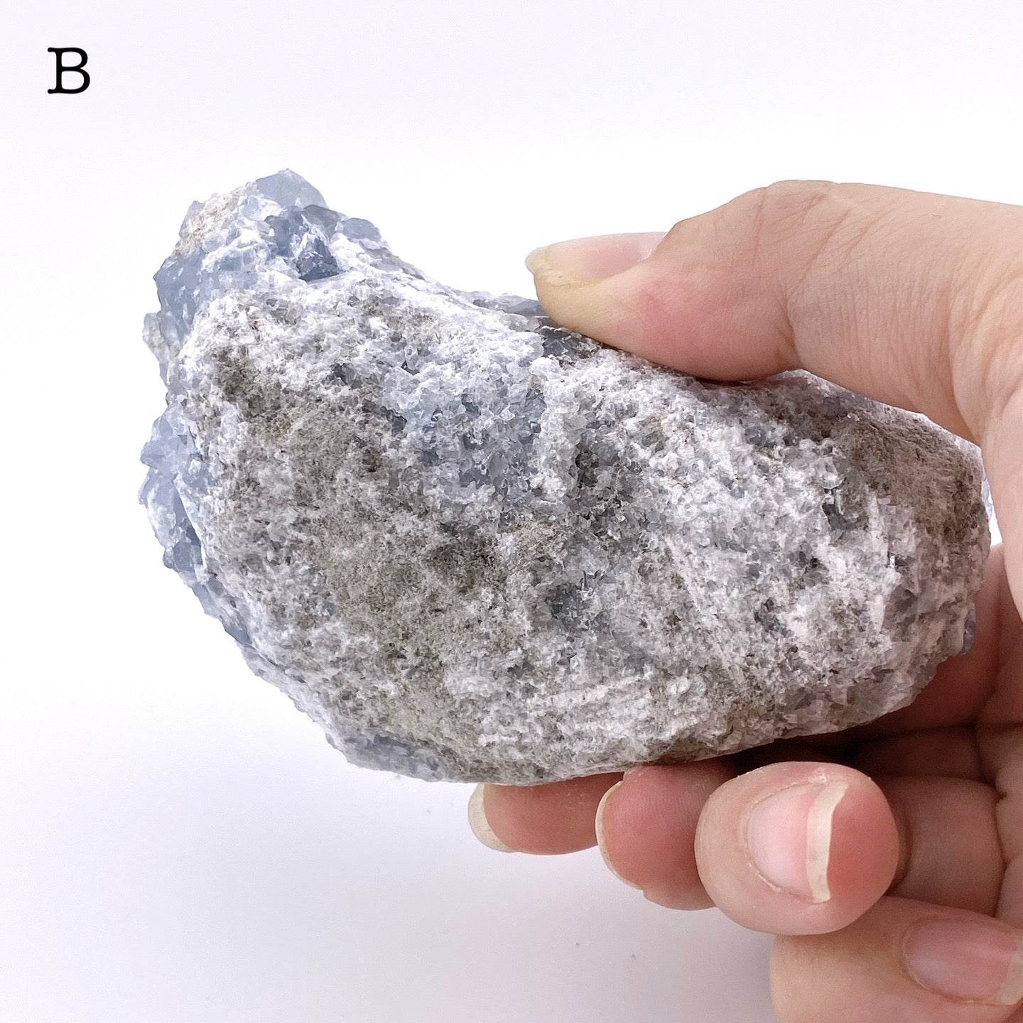 Celestite cluster②【ST002A】【ST002B】【ST002C】【ST002D】