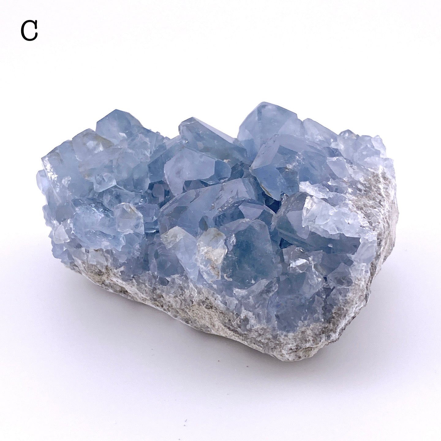 Celestite cluster②【ST002A】【ST002B】【ST002C】【ST002D】