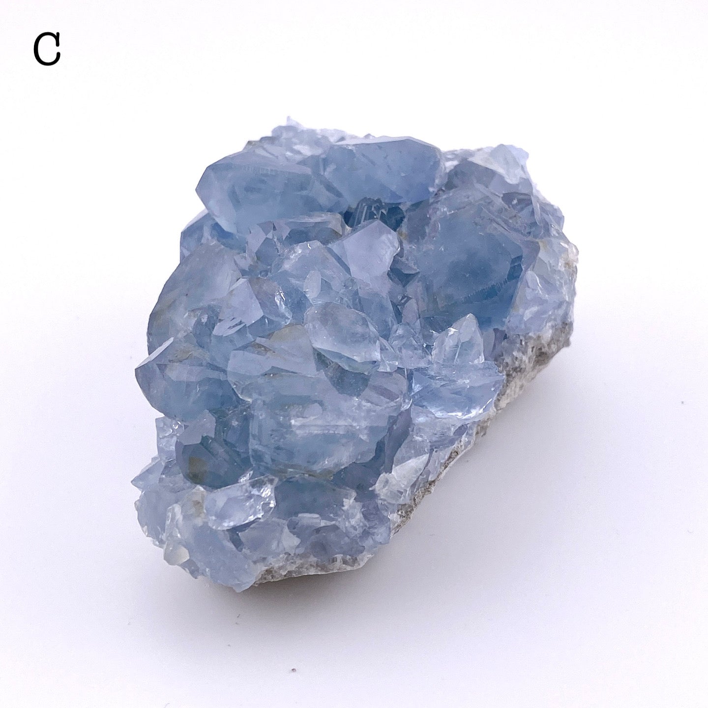 Celestite cluster②【ST002A】【ST002B】【ST002C】【ST002D】