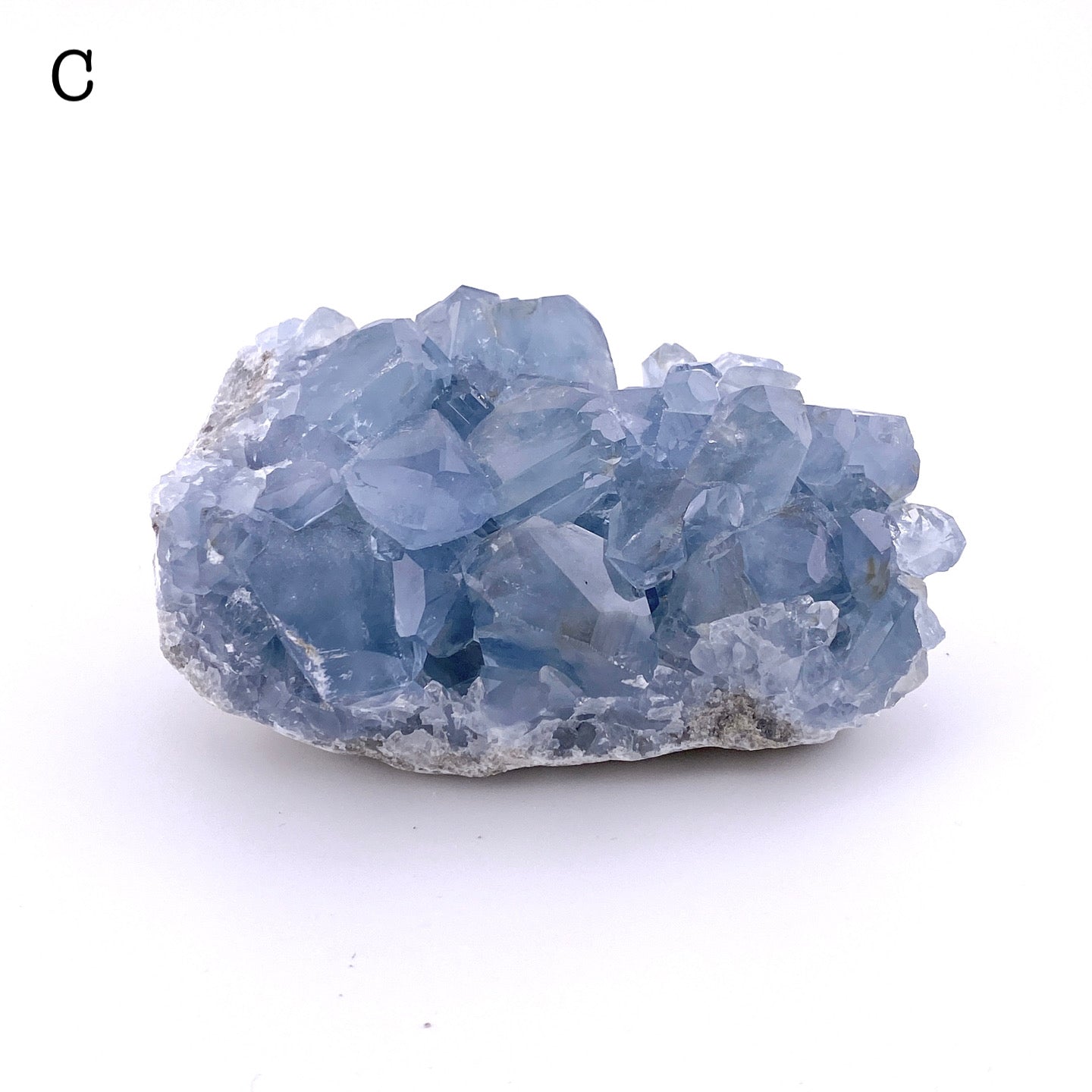 Celestite cluster②【ST002A】【ST002B】【ST002C】【ST002D】