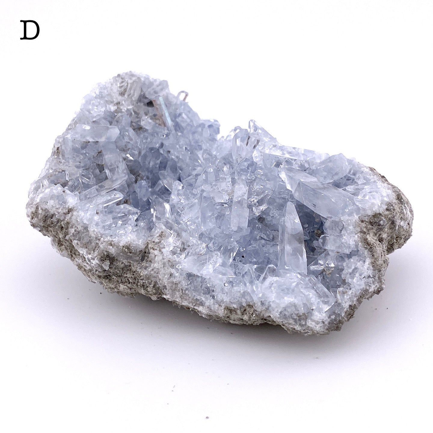 Celestite cluster②【ST002A】【ST002B】【ST002C】【ST002D】
