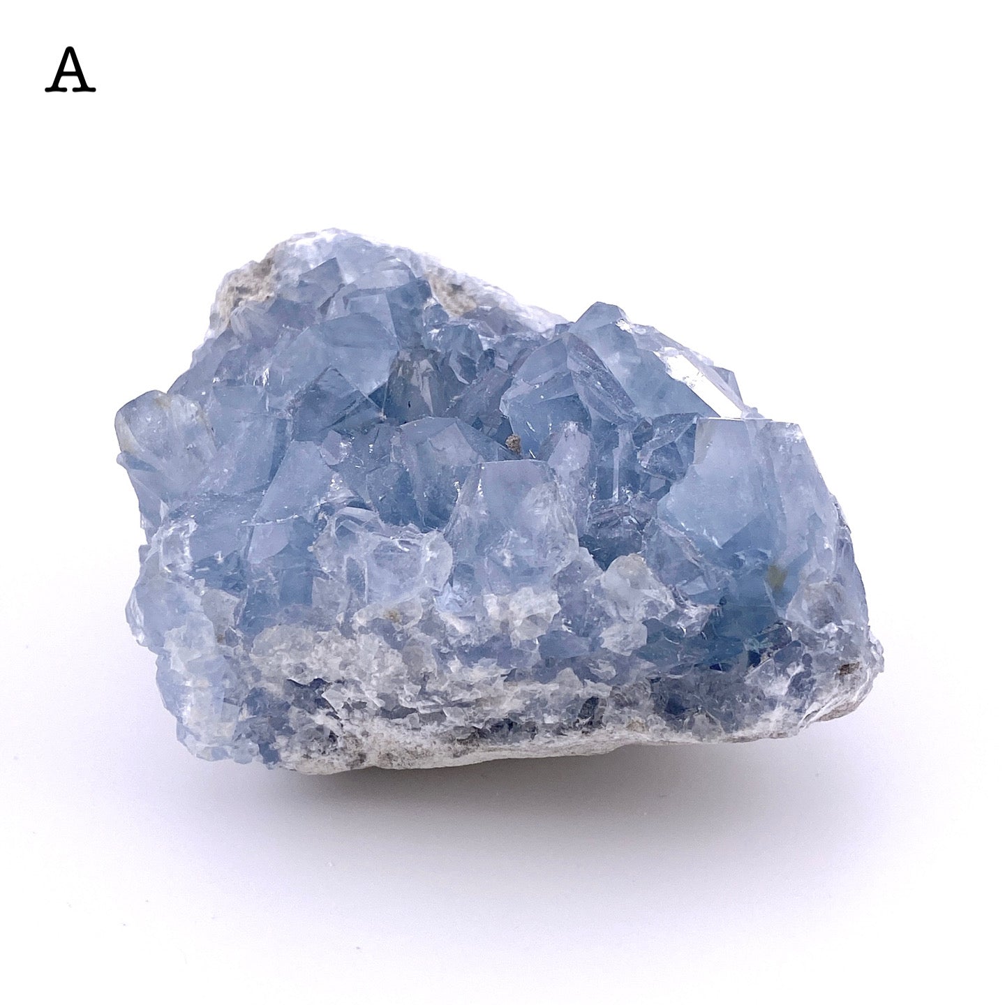 Celestite cluster③【ST003A】【ST003B】【ST003C】【ST003D】【ST003E】