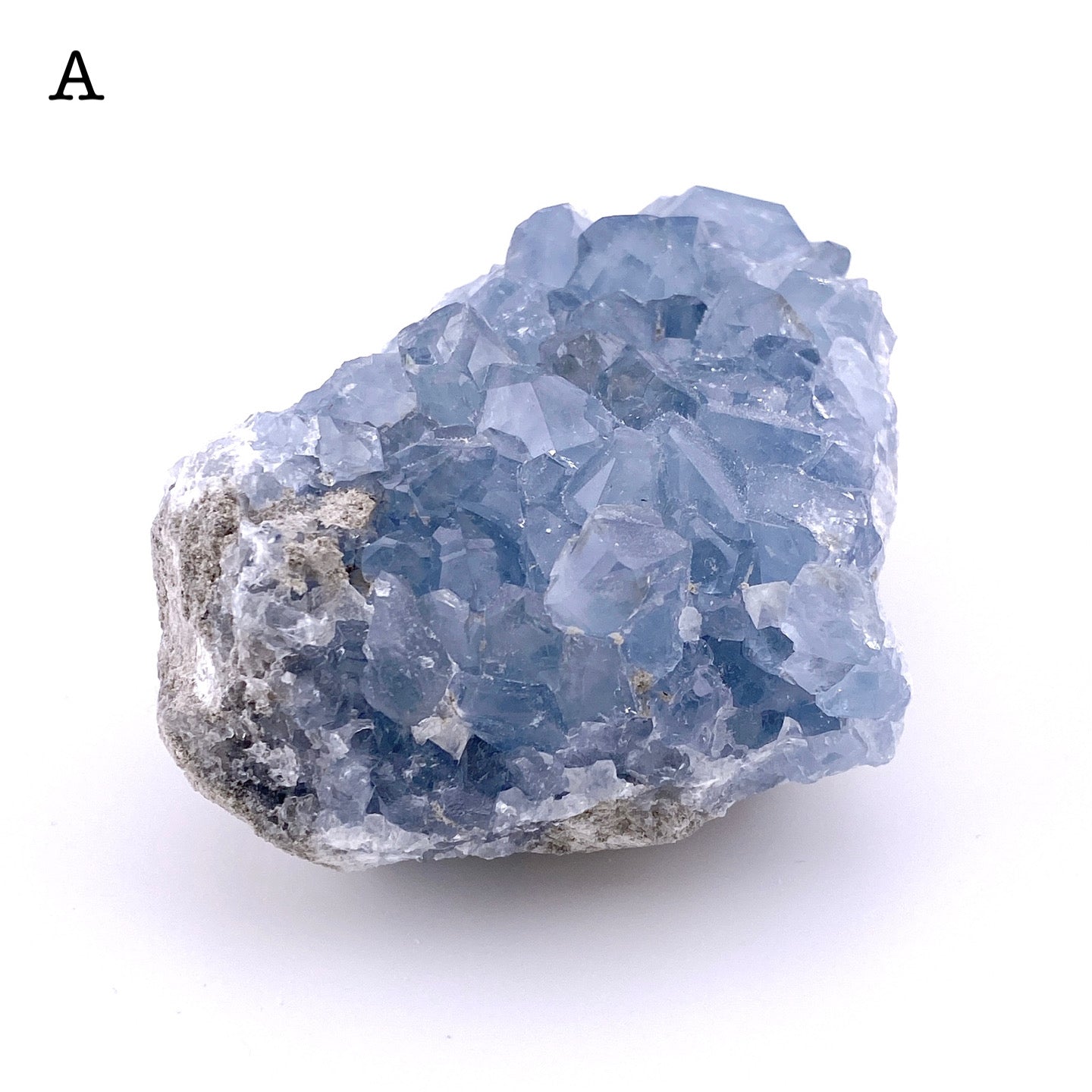 Celestite cluster③【ST003A】【ST003B】【ST003C】【ST003D】【ST003E】