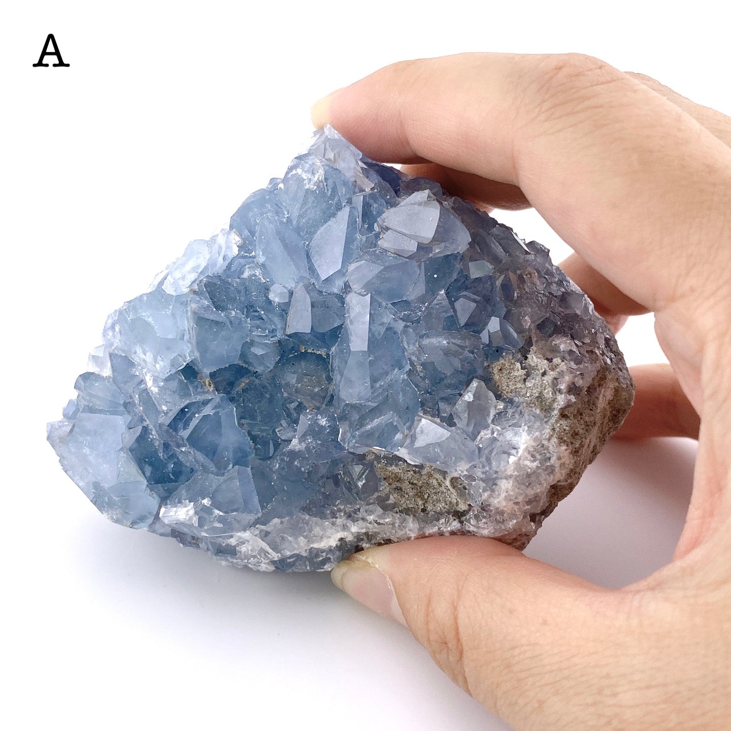Celestite cluster③【ST003A】【ST003B】【ST003C】【ST003D】【ST003E】