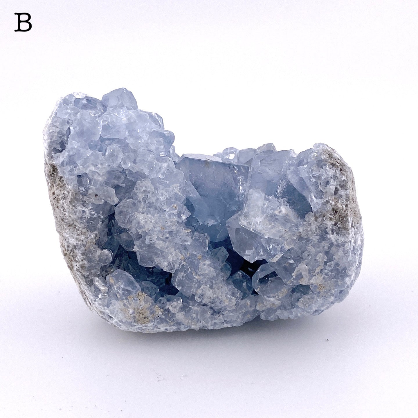 Celestite cluster③【ST003A】【ST003B】【ST003C】【ST003D】【ST003E】