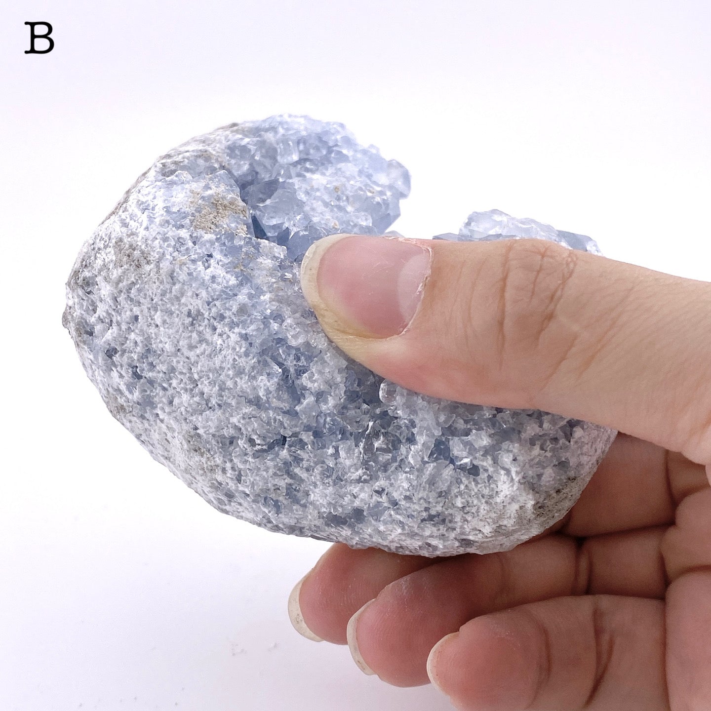 Celestite cluster③【ST003A】【ST003B】【ST003C】【ST003D】【ST003E】