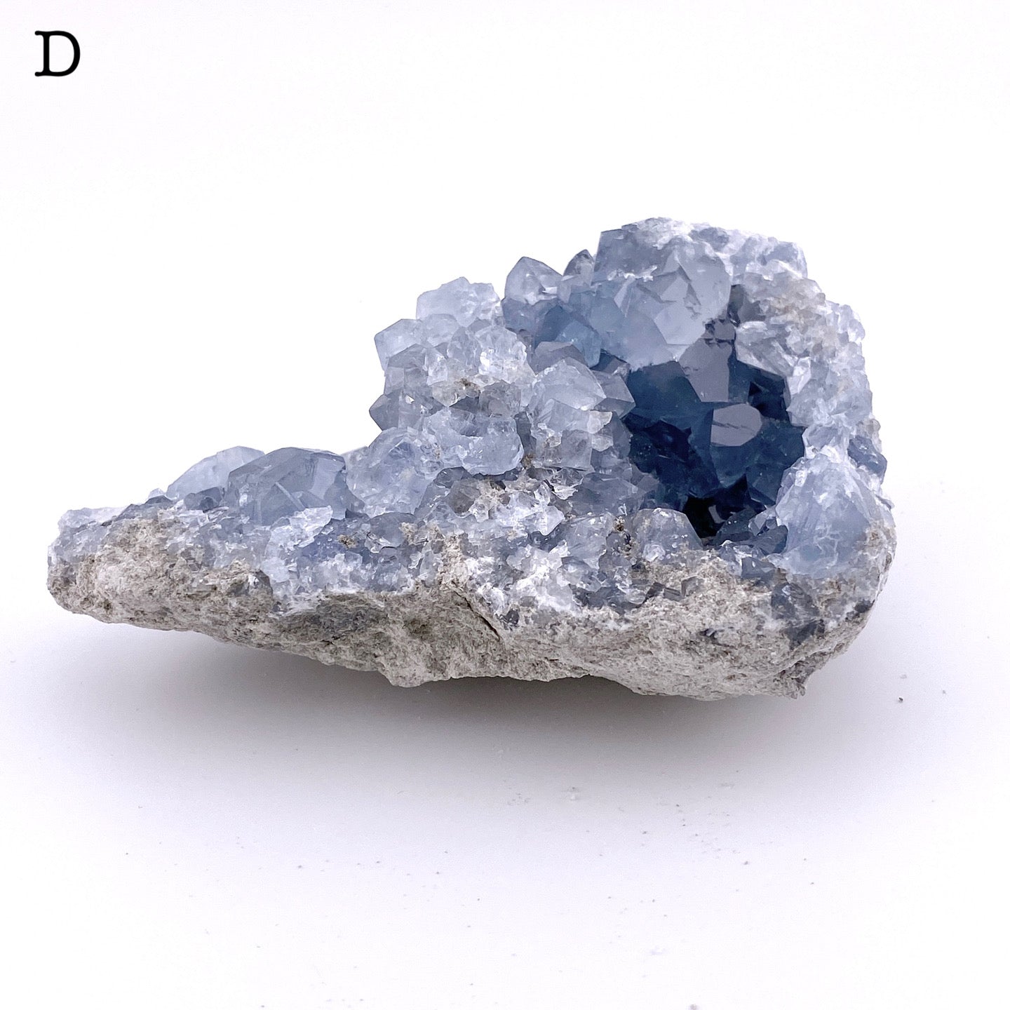 Celestite cluster③【ST003A】【ST003B】【ST003C】【ST003D】【ST003E】