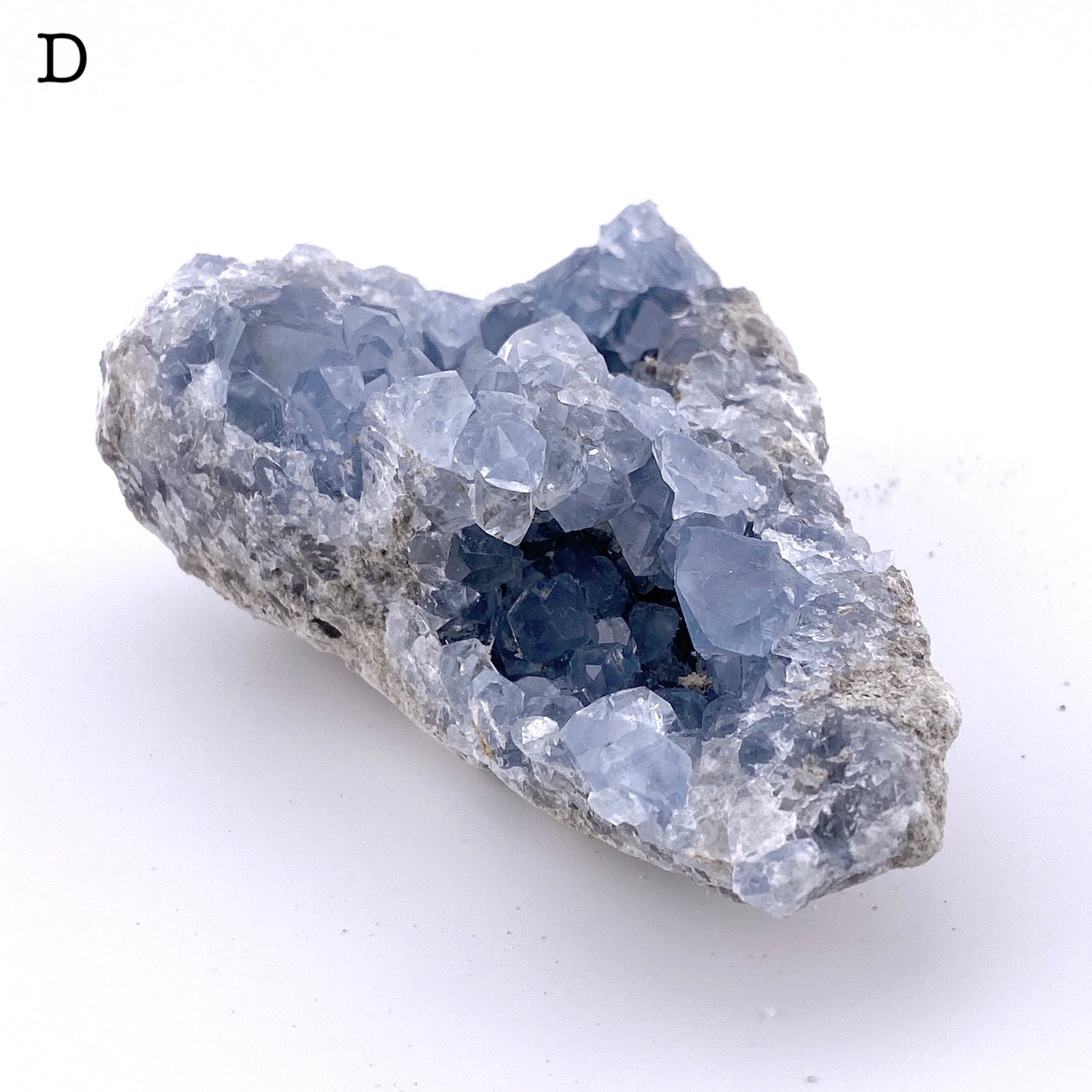 Celestite cluster③【ST003A】【ST003B】【ST003C】【ST003D】【ST003E】