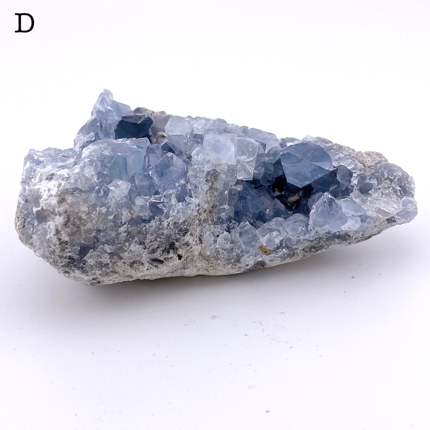 Celestite cluster③【ST003A】【ST003B】【ST003C】【ST003D】【ST003E】