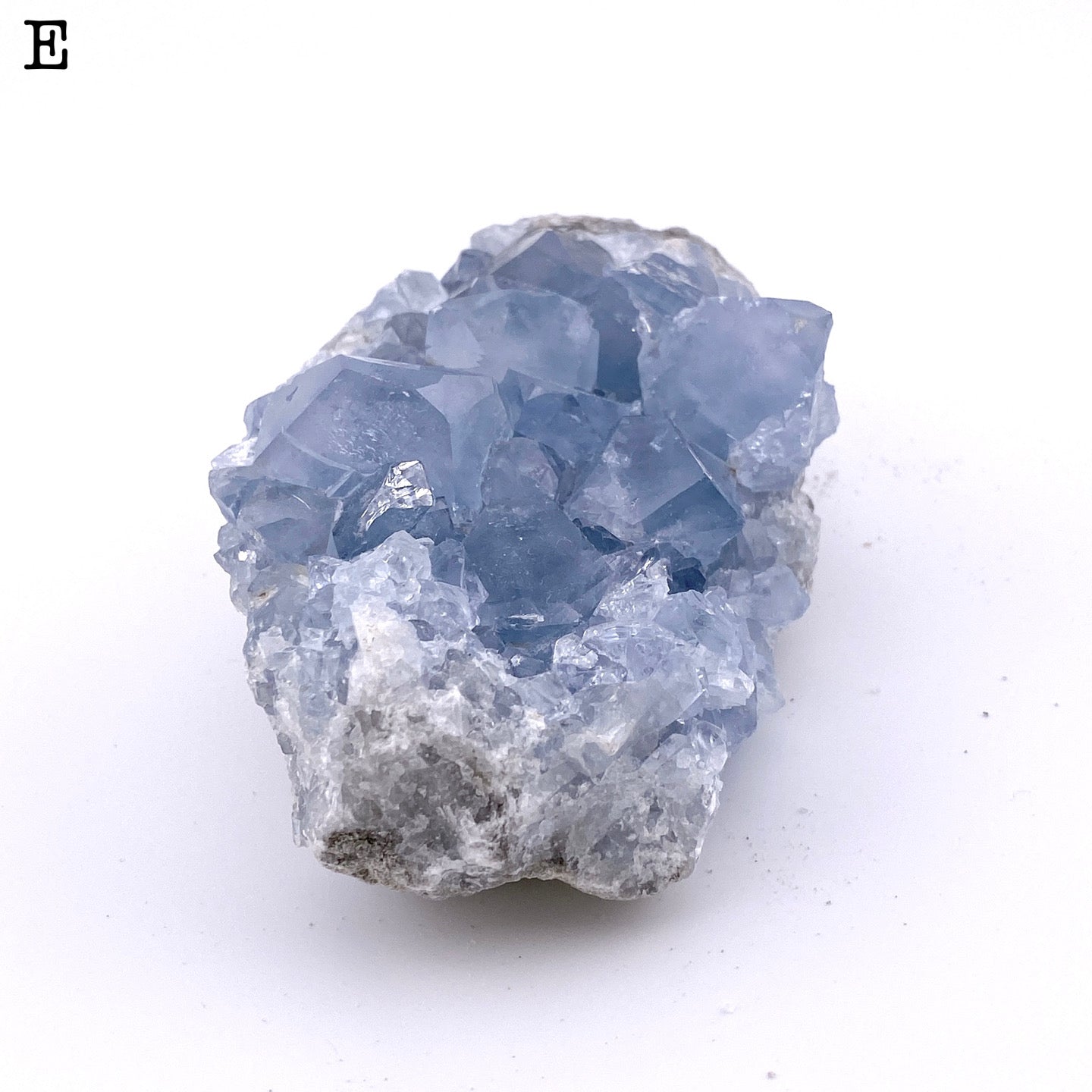 Celestite cluster③【ST003A】【ST003B】【ST003C】【ST003D】【ST003E】