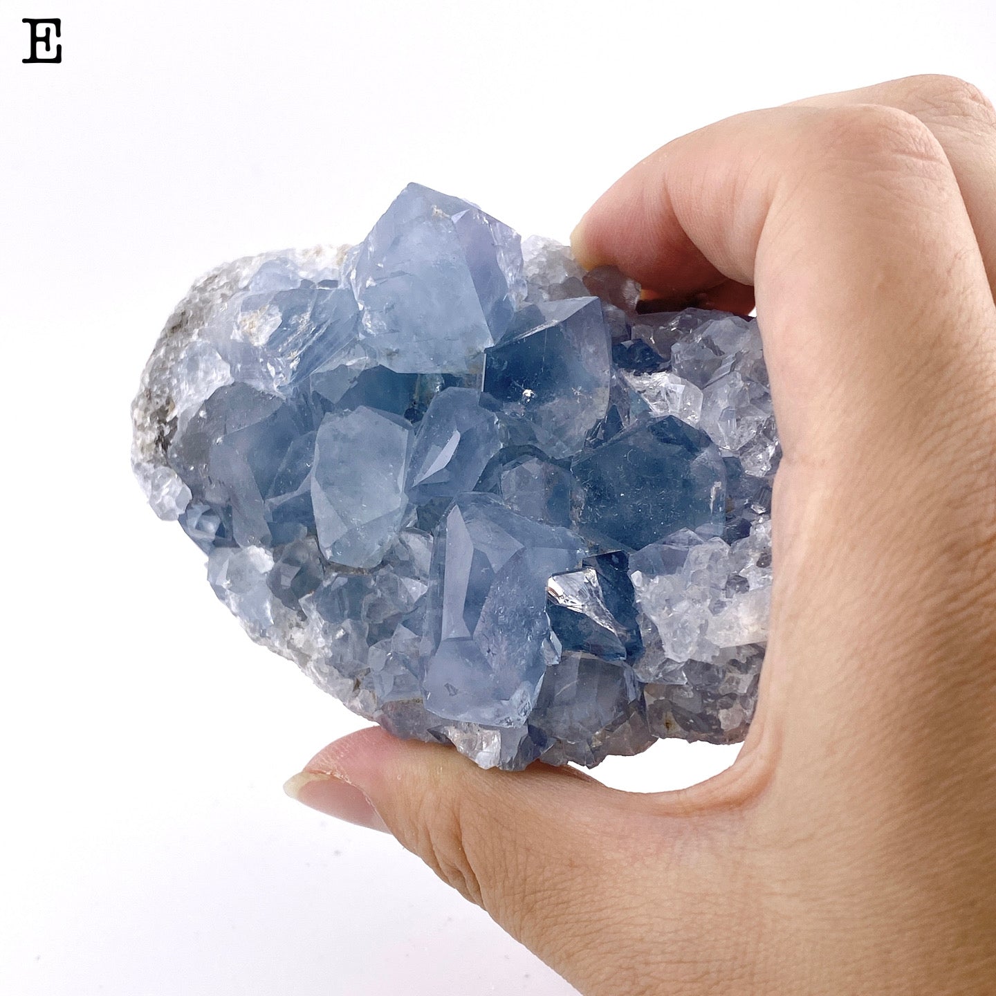 Celestite cluster③【ST003A】【ST003B】【ST003C】【ST003D】【ST003E】