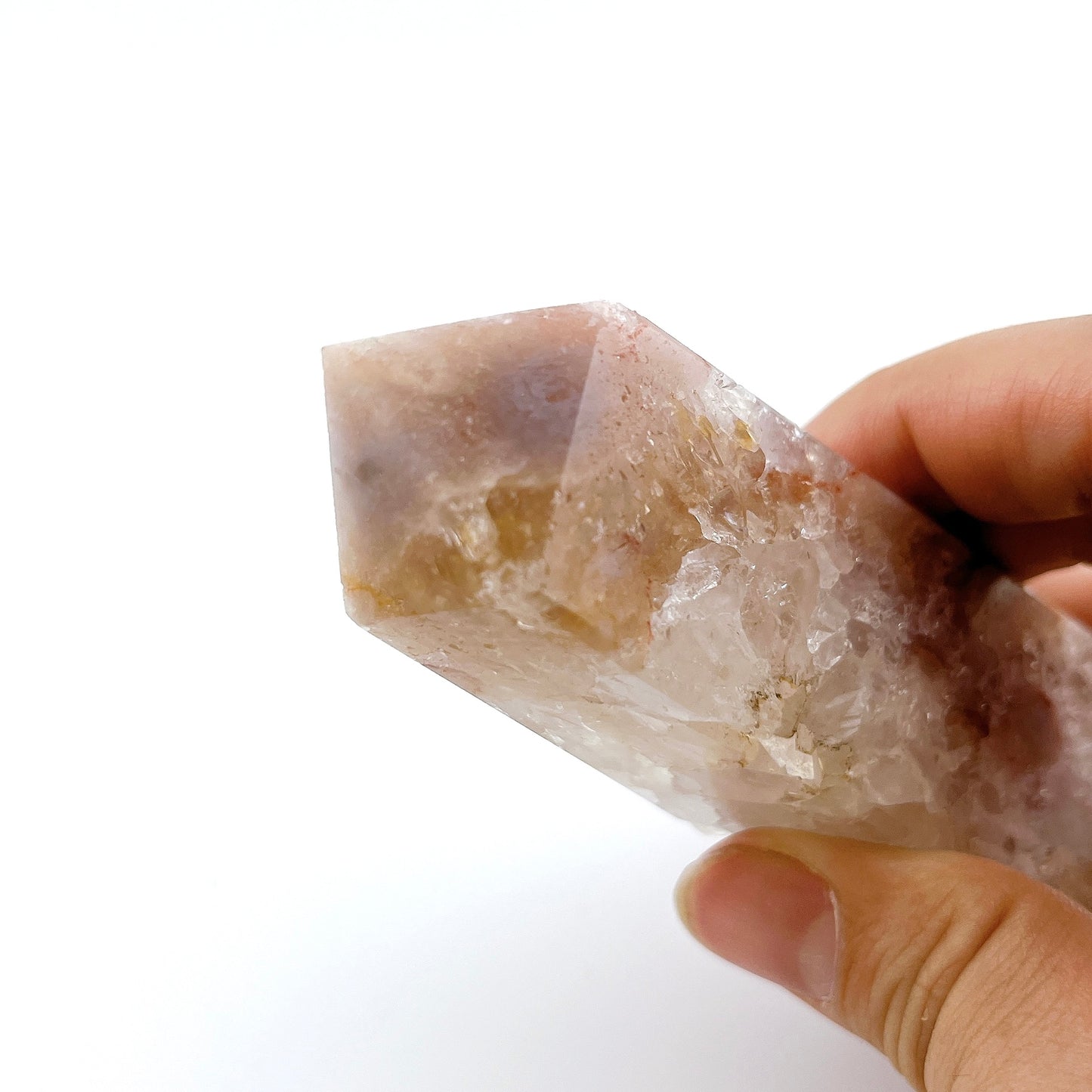 Pink amethyst point (MIDDLE)A【PK007】
