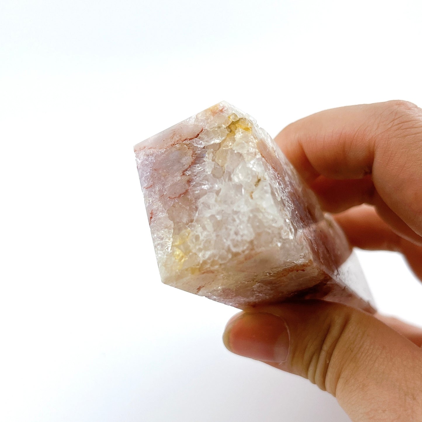 Pink amethyst point (MIDDLE)A【PK007】