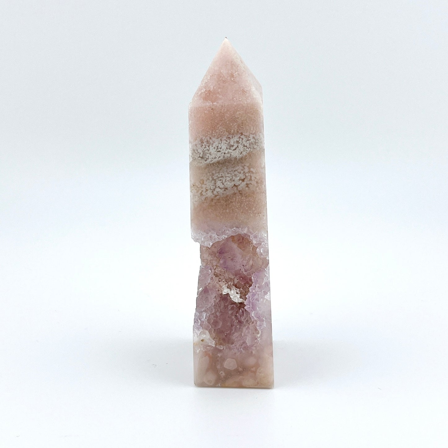 Pink amethyst point (MIDDLE)B【PK008】