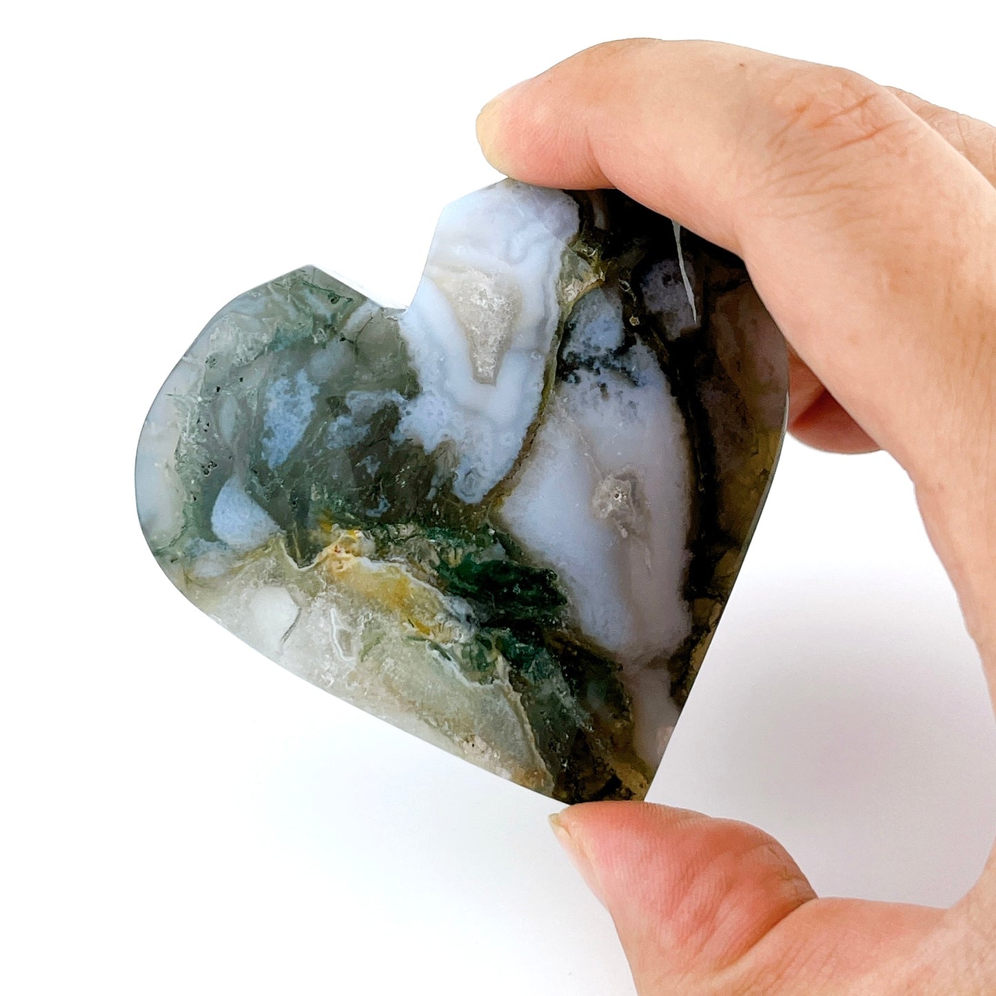 Mos agate heart 【SP010】