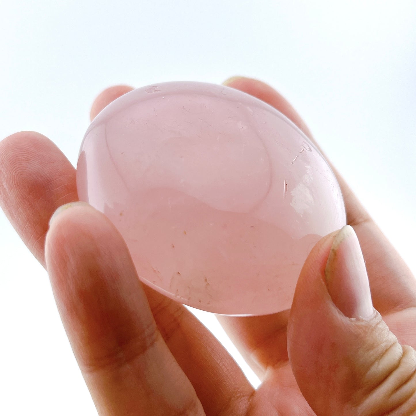 Rose quartz palmstone【SP004】