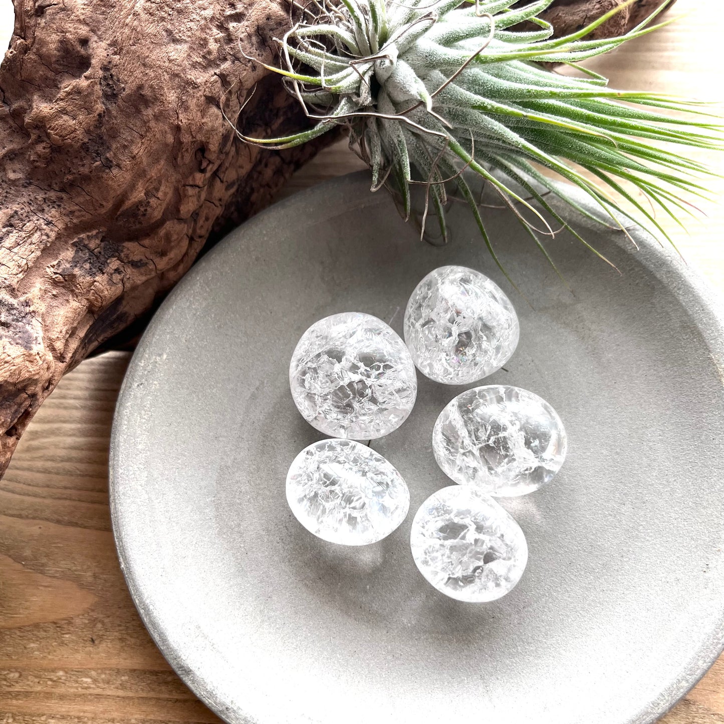 Crack quartz tumble 5pieces set 【TM001】