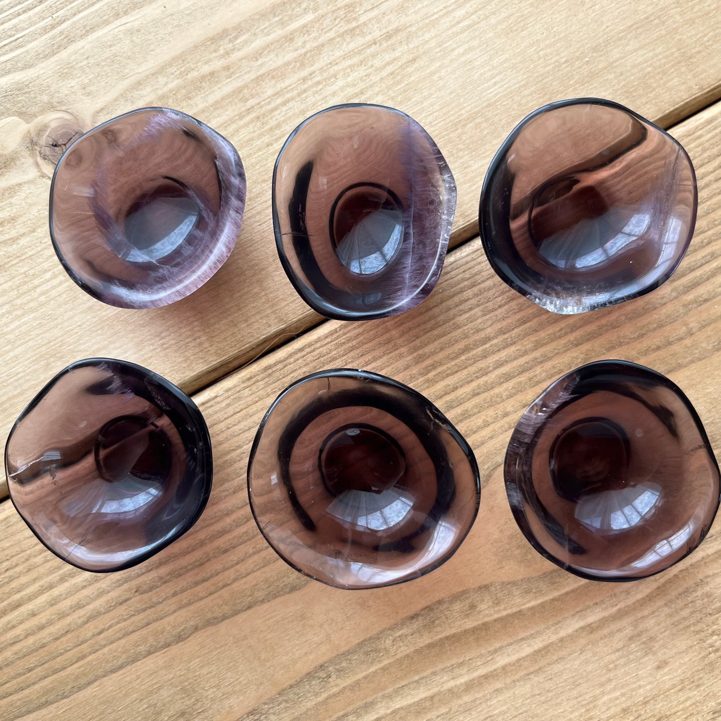 Fluorite miniature bowl ①【BW001A】【BW001B】【BW001C】【BW001D】【BW001E】【BW001F】