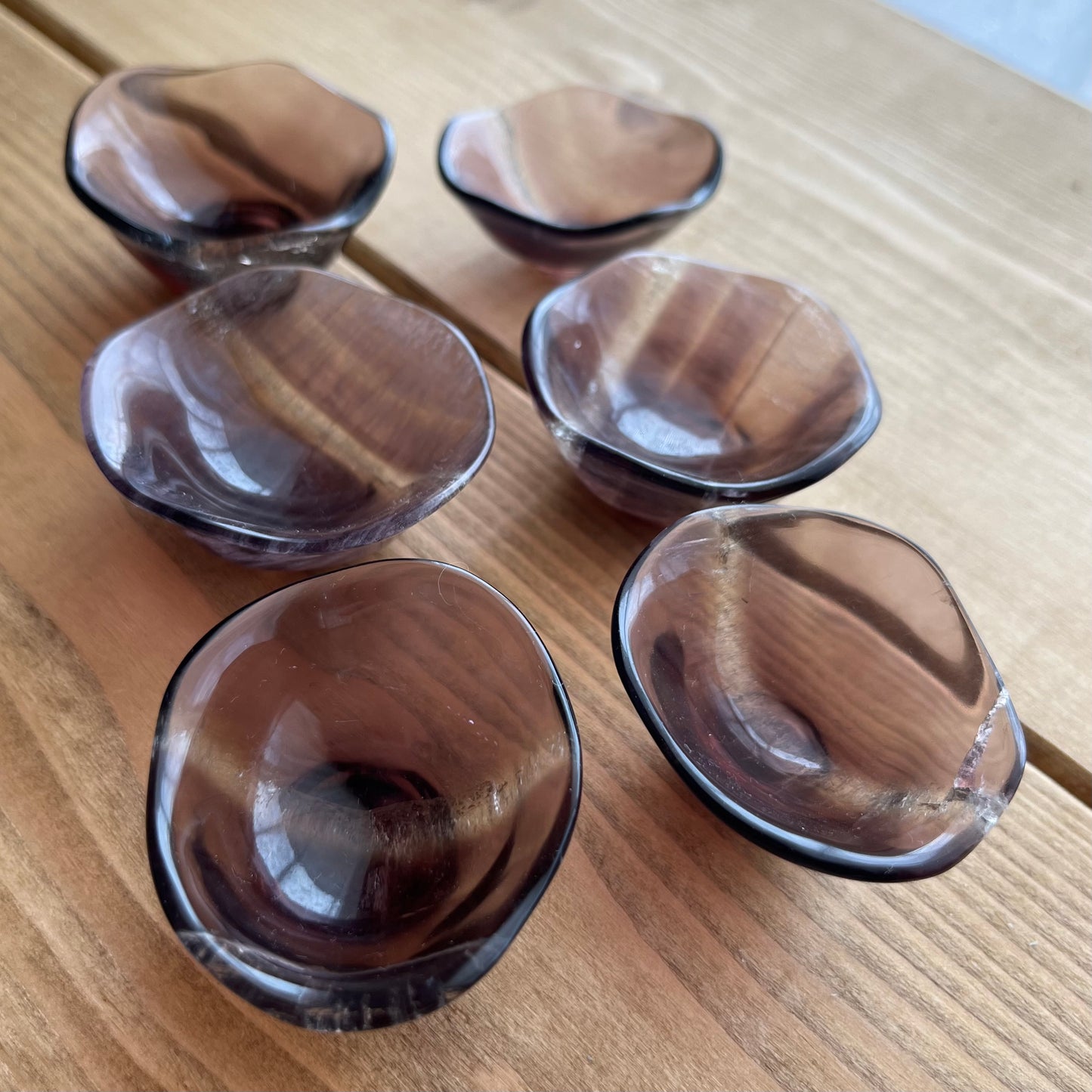 Fluorite miniature bowl ②【BW002A】【BW002B】【BW002D】【BW002E】【BW002F】