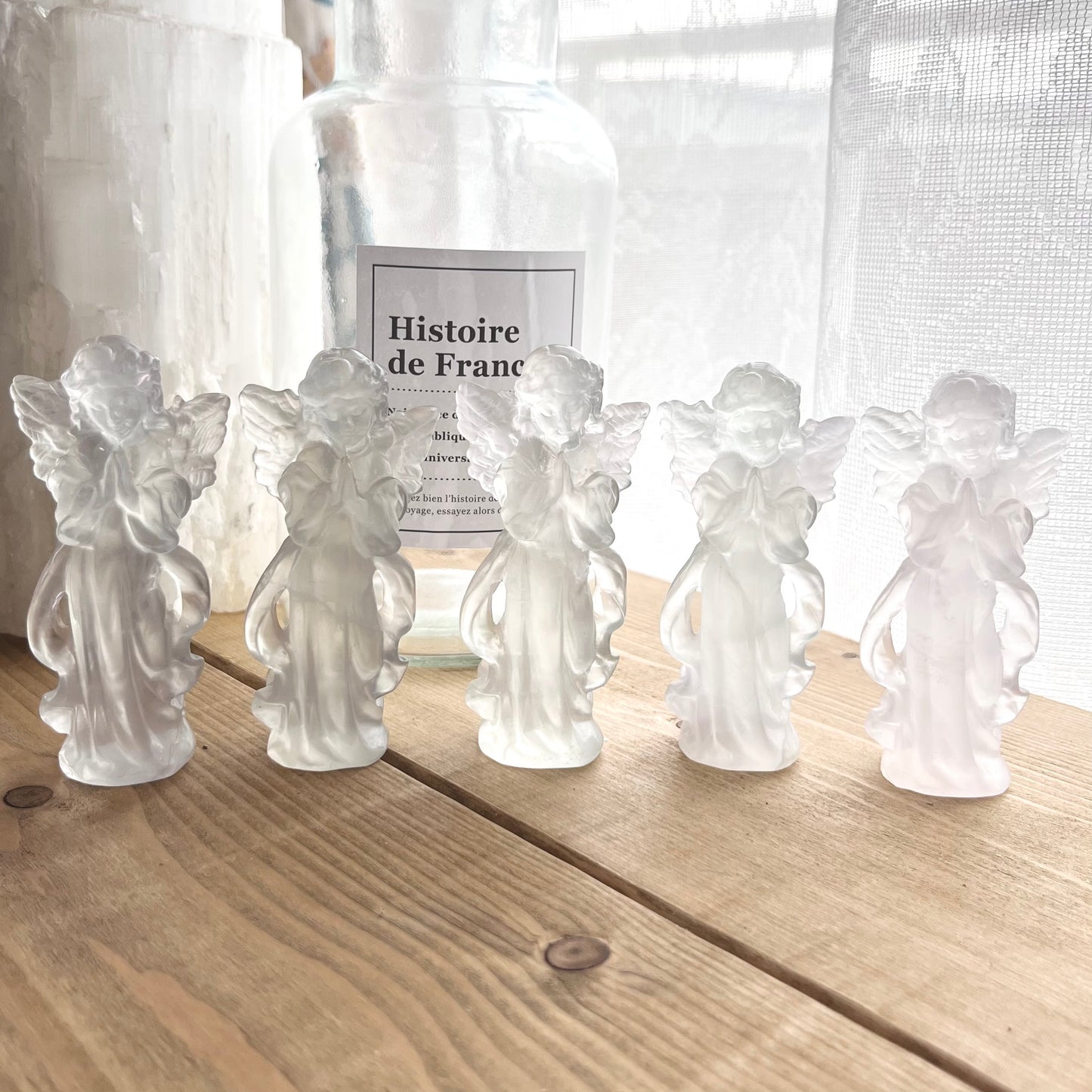 Fluorite angel SMALL ⑤【FO005A】【FO005B】【FO005C】【FO005D】【FO005E】
