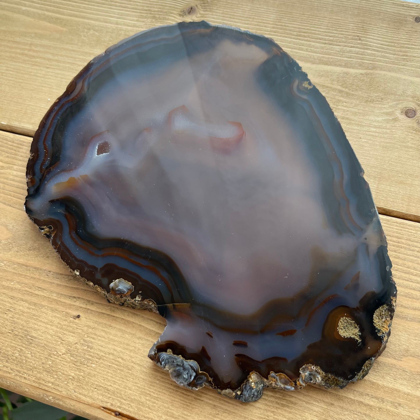 Agate excellent big plate【PL009B】