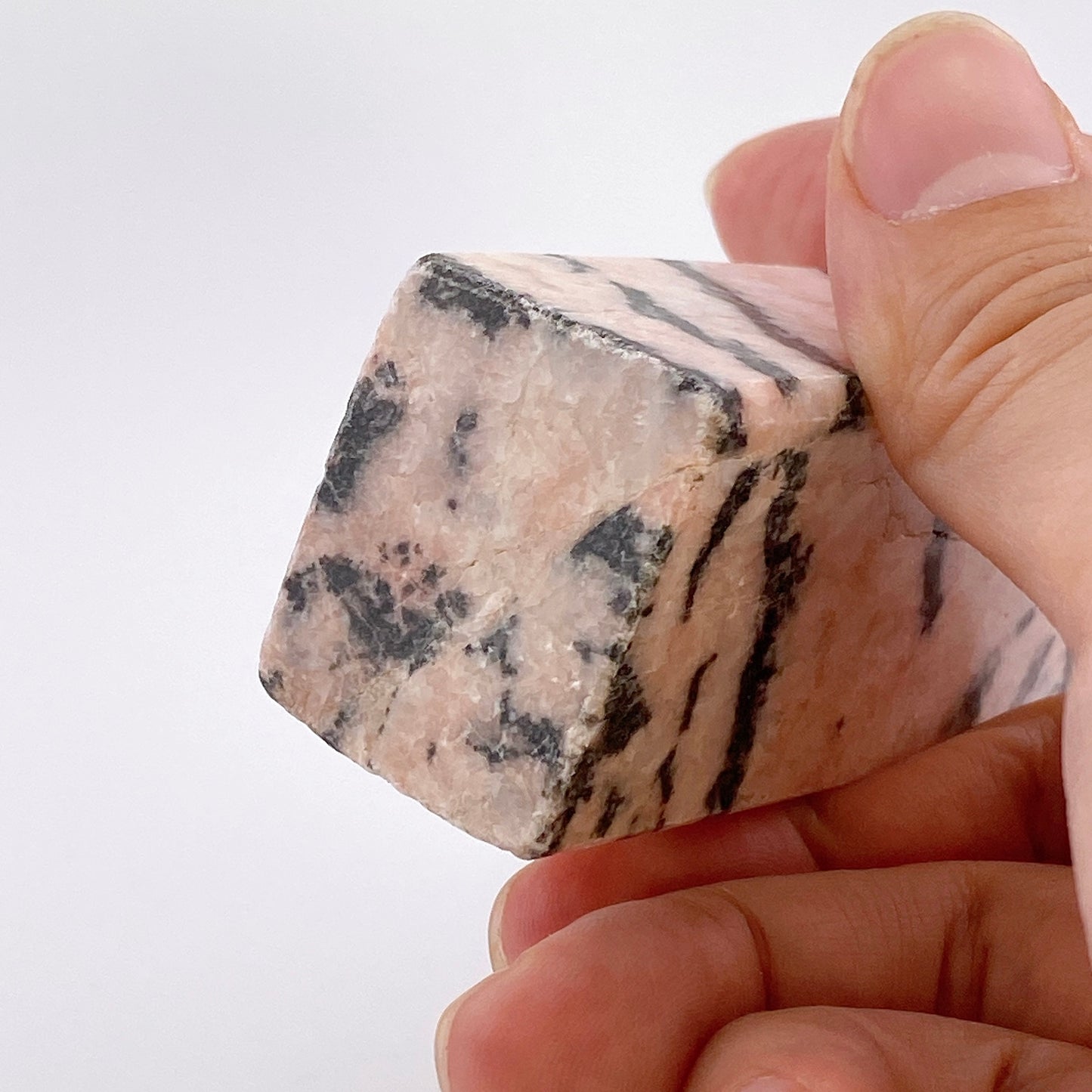 Pink zebra jasper point【SP015】