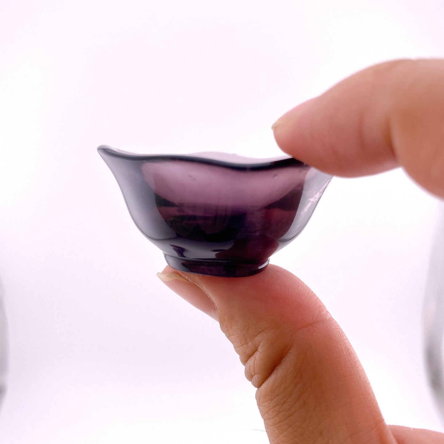 Fluorite miniature bowl ③【BW003A】【BW003B】【BW003C】【BW003D】【BW003E】【BW003F】【BW003G】【BW003H】
