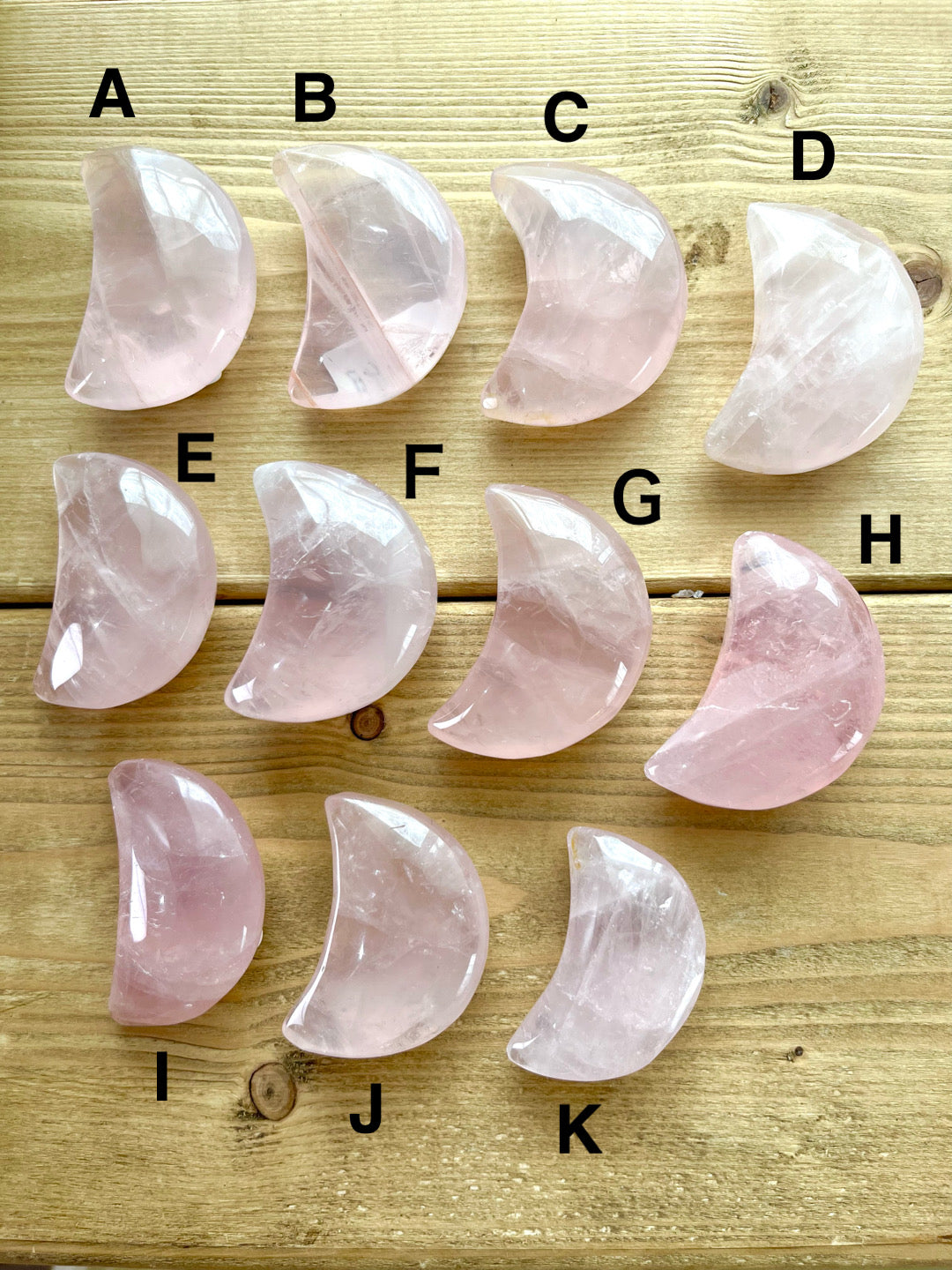 Rose quartz moon【RO004A~K】