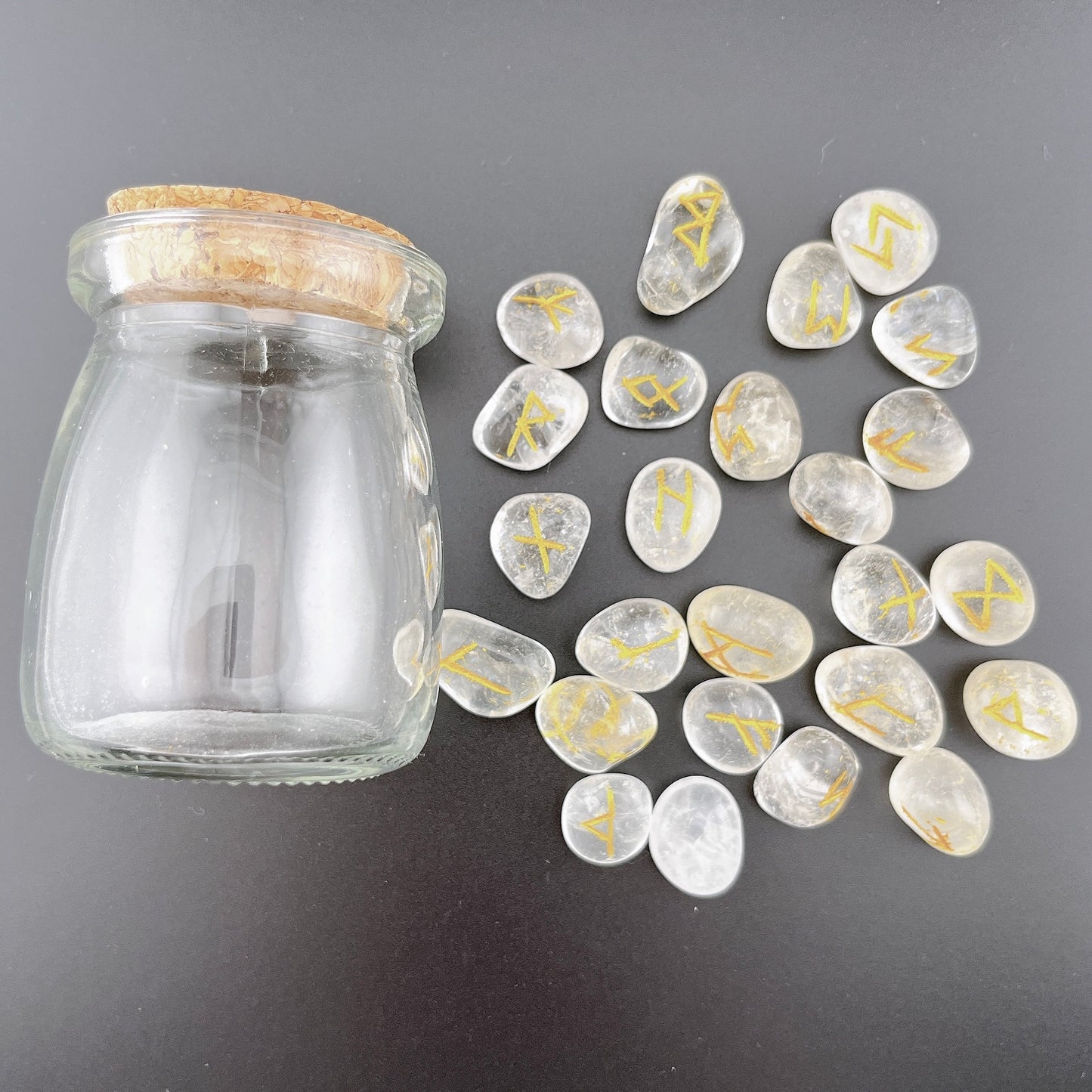 Manikaran Quartz Runes bottle set 【RS002】