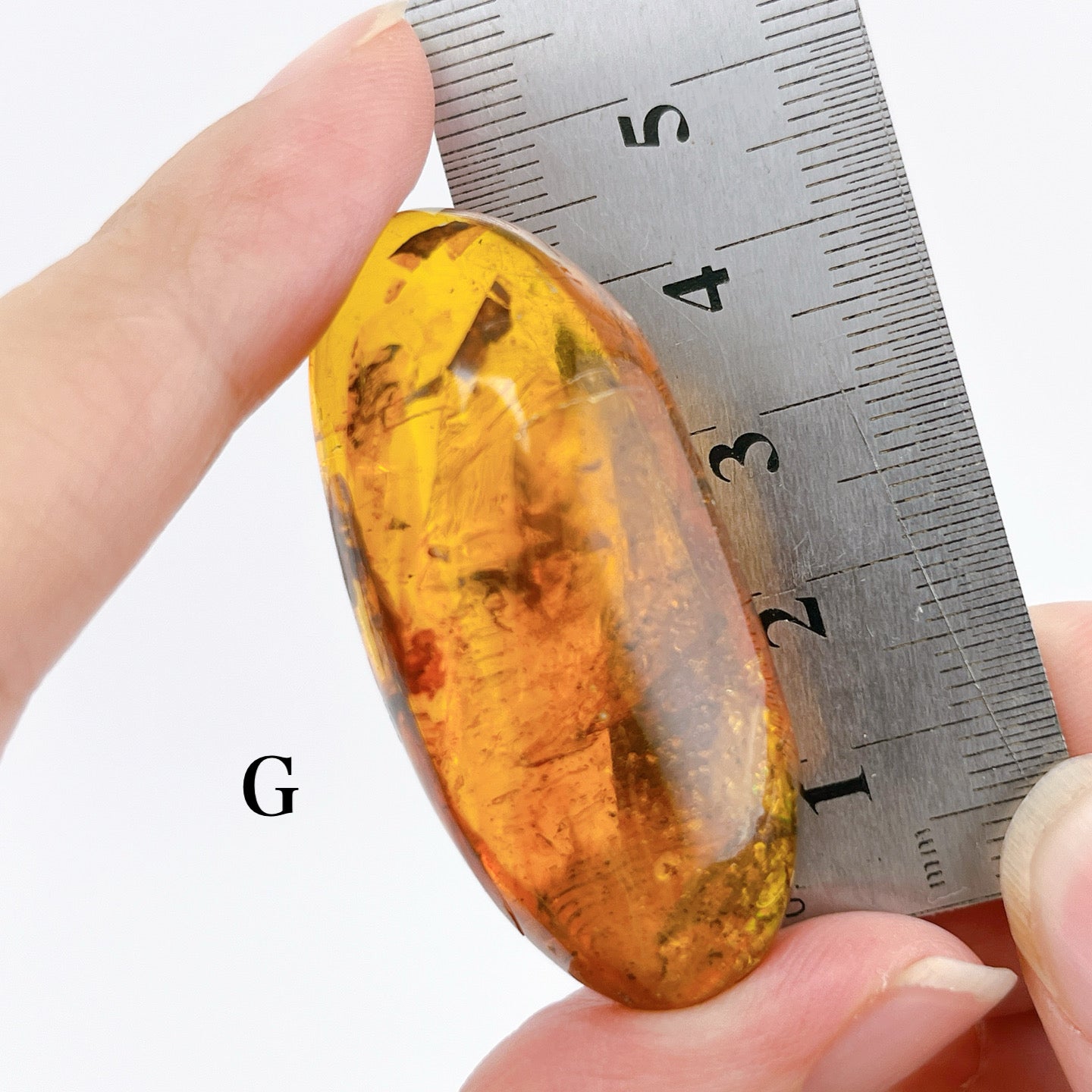 Blue amber with insects 【AB001A~J】